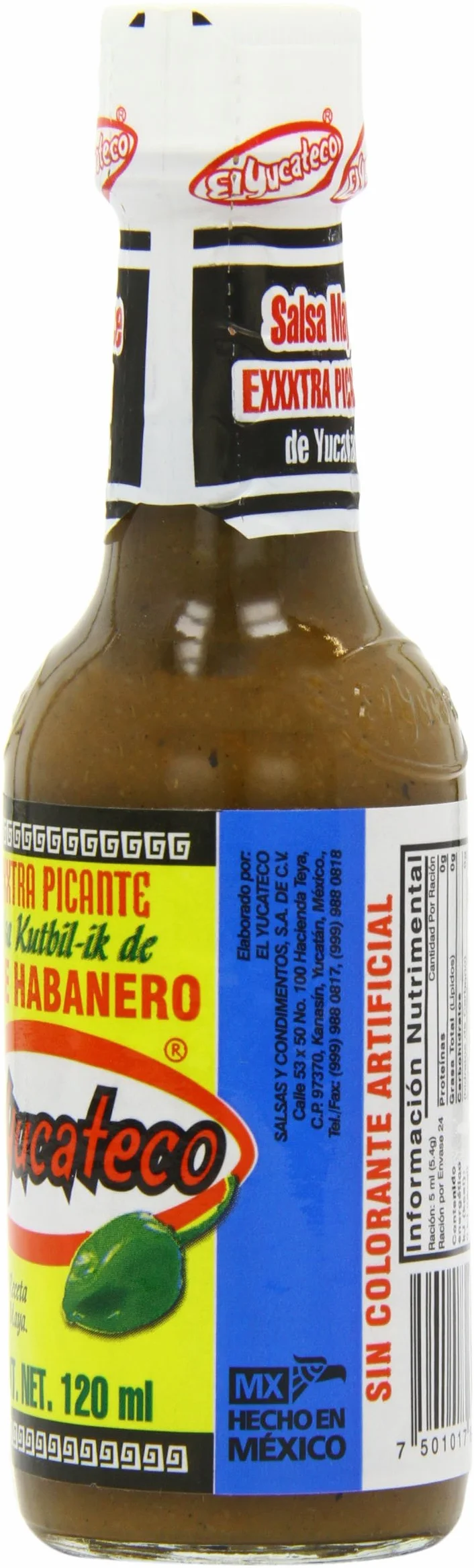 El Yucateco Salsa Habanera Kutbil-Ik XXXtra Hot 2x120 ml