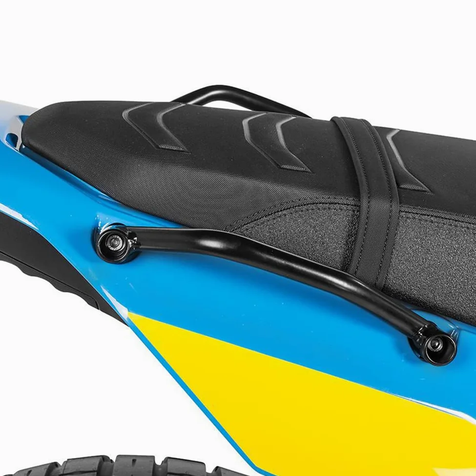 Barra de Agarre de Mano de Acero al Carbono para Asiento Trasero de Motocicleta Compatible con Y-amaha TENERE 700 XTZ 700 XTZ700 2019 2020 2021 Kit de Mango de riel de reposabrazos (Negro)
