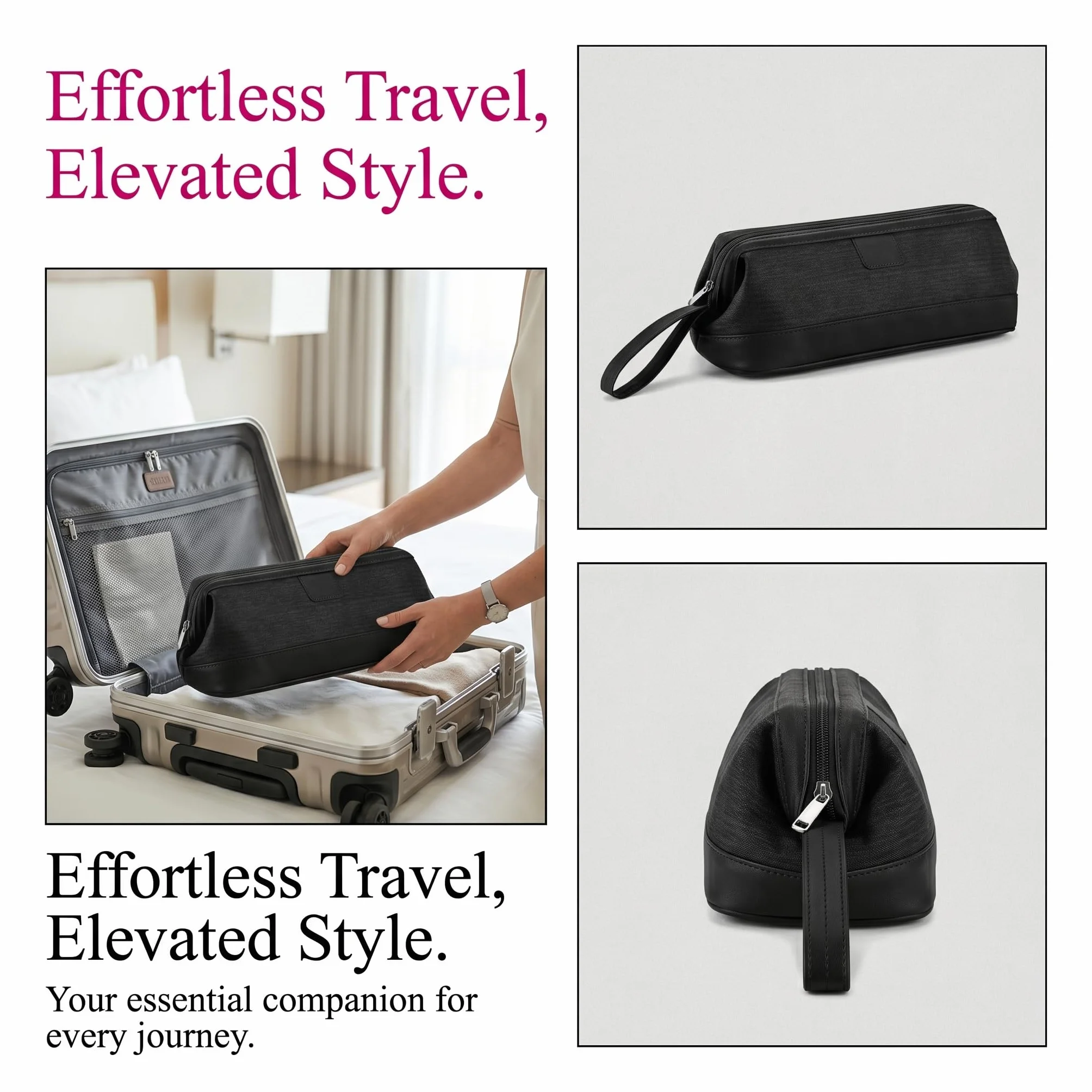 Bolsa de Almacenamiento de Viaje para Secador de Pelo, Funda Plancha Pelo con Asa Portátil Compatible con Dyson Airwrap Styler y Shark Flexstyle, Dyson Supersonic y Rizador, para Viaje
