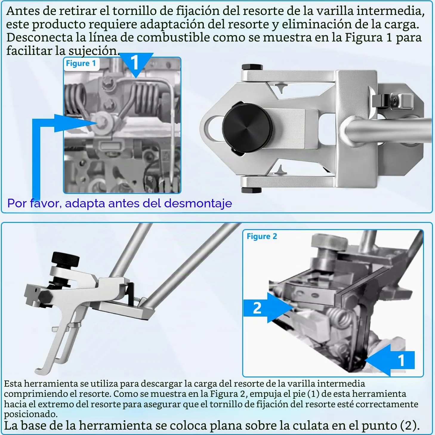 ZKTOOL 1033 Herramienta de Instalación y Extracción de Resortes de Presión de Válvulas, Adecuado para BMW N13 N20 N26 N51 N52 N53 N54 N55, Desmontaje del Resorte de Presión de Torsión de Válvulas