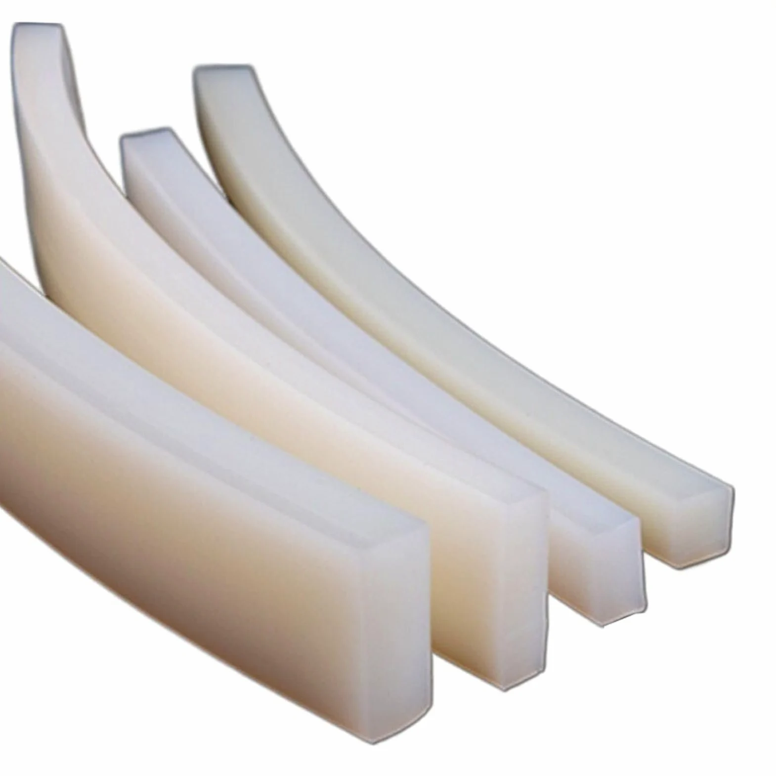 Tira de sellado, Tira de sellado caucho silicona sólida resistente a altas temperaturas (tamaño: 20x30 mm)