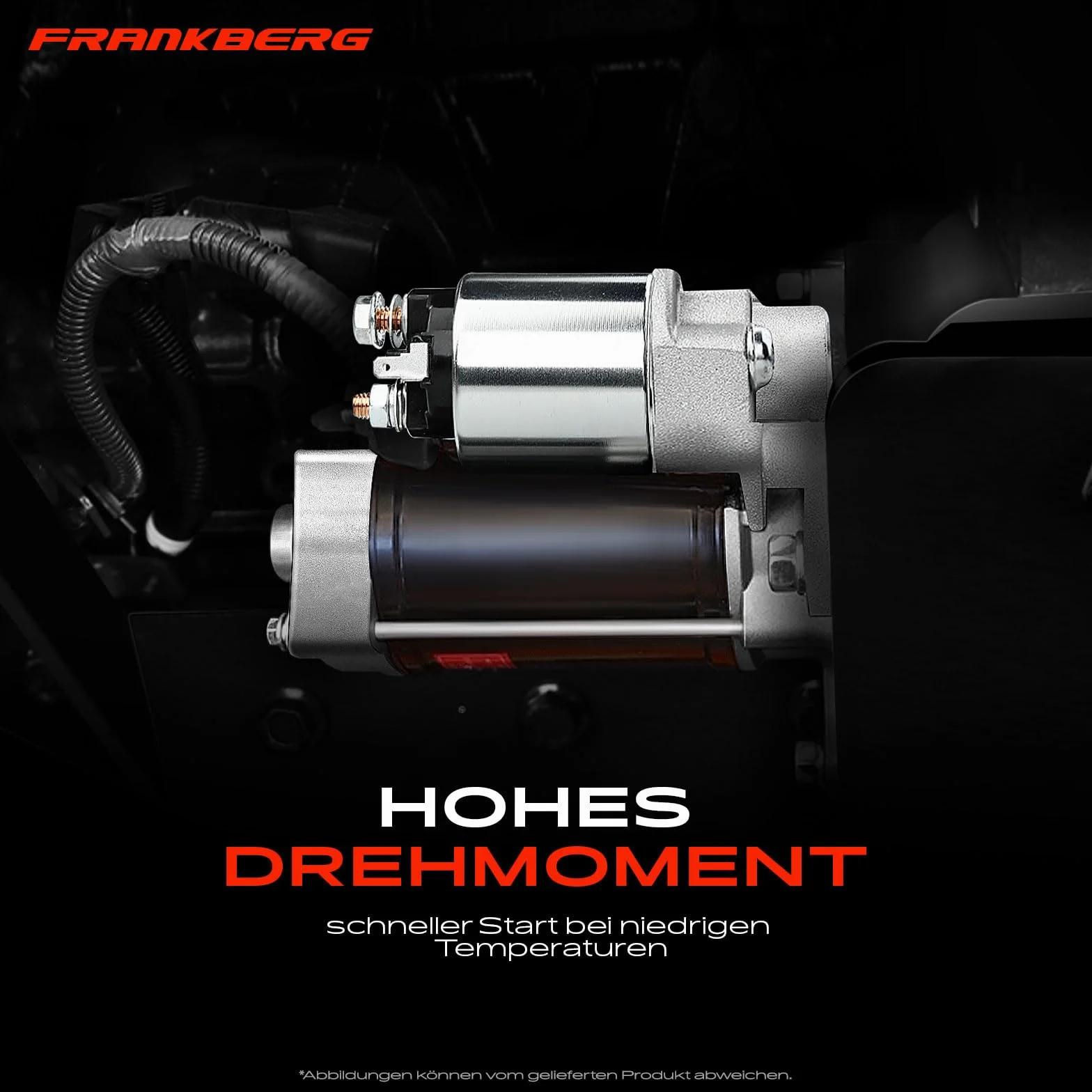 Frankberg Motor de arranque 1 1 kW 12 V 9 dientes TS12E30 18917N | Compatible con: R 1200 GS R 1200 GS 08 K25 R nineT R nineT 16 K21