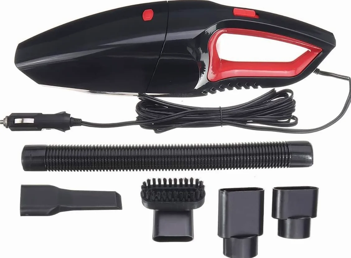 Aspirador de Coche de 120 W de Alta succión para Coche, aspiradora Potente de Doble Uso húmedo/seco de Mano, Mini aspiradora de Coche de 12 V
