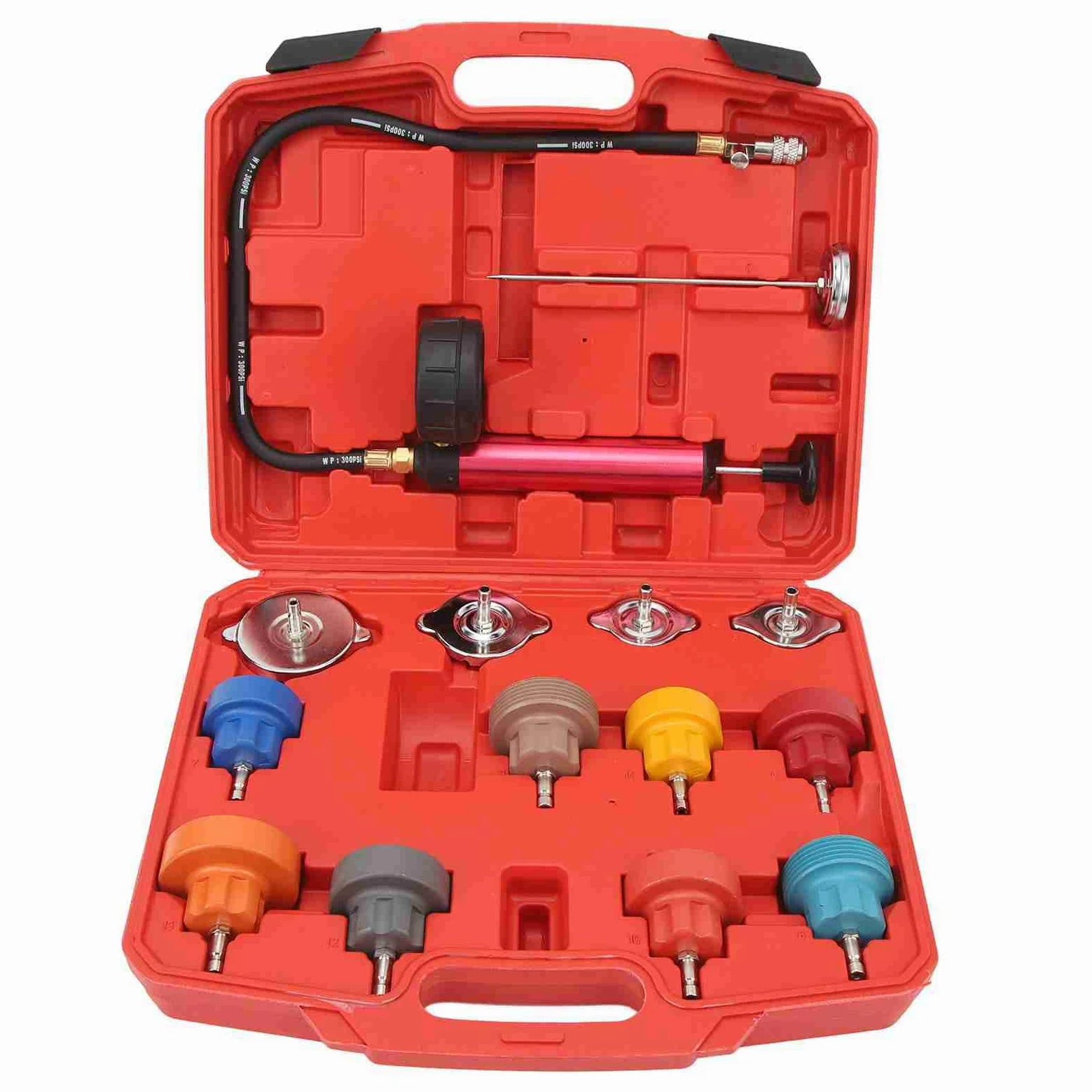 Kit de probador de presión de radiador de 0 a 35 Psi, repuesto de Detector de de refrigeración automotriz de alta precisión para
