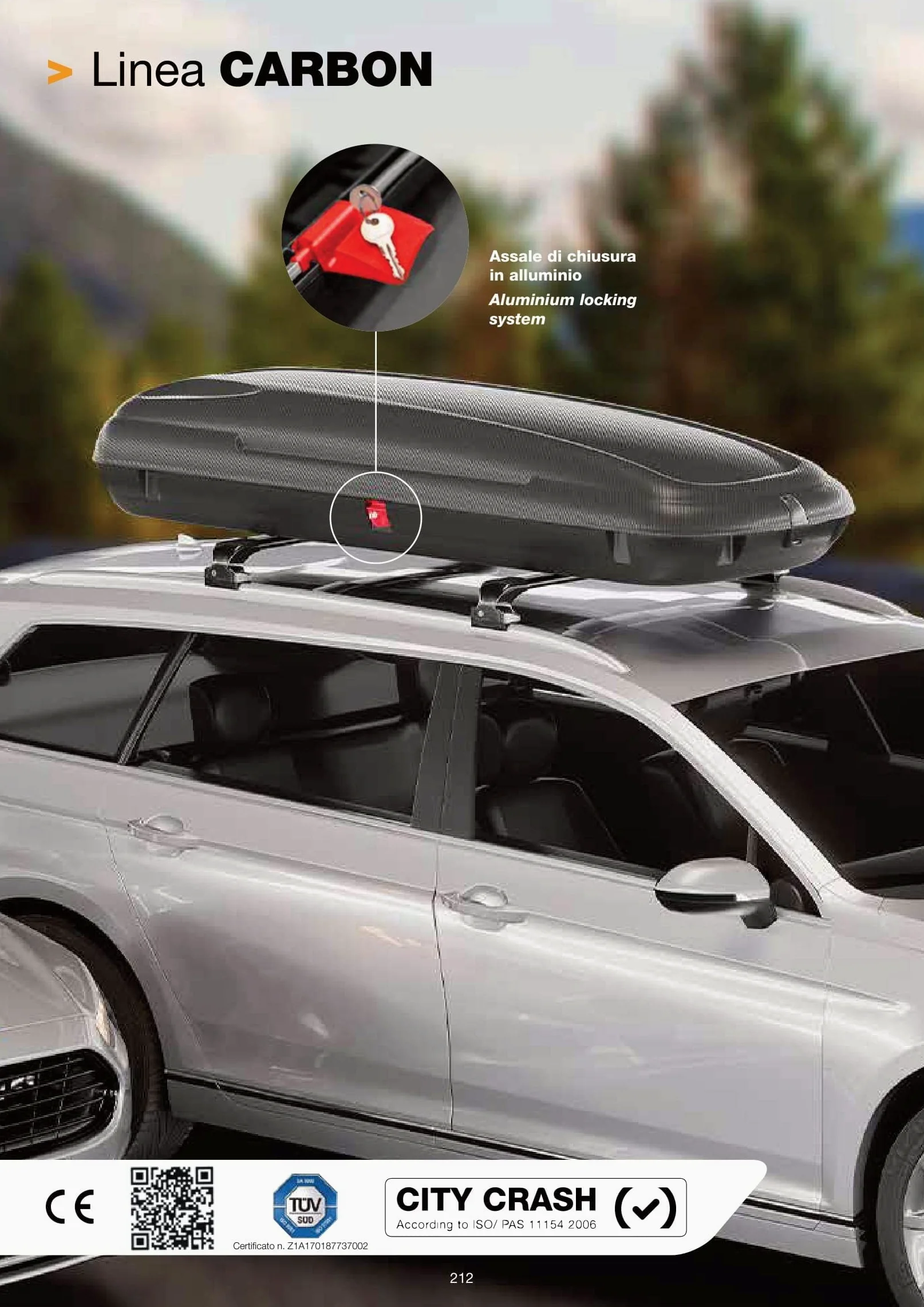Cofre de techo portaequipajes para coche universal 400 litros carbon look doble cierre medidas 1690x790x375 mm