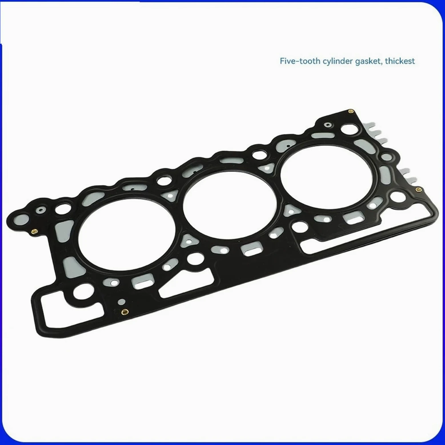 Juntas de enfriador de aceite Juego de juntas de culata para motor 3.0 T 306DT, compatible con Land Rover Range Rover L405 L320 L494 05-22 3.0T LR013066(4-tooth gasket)