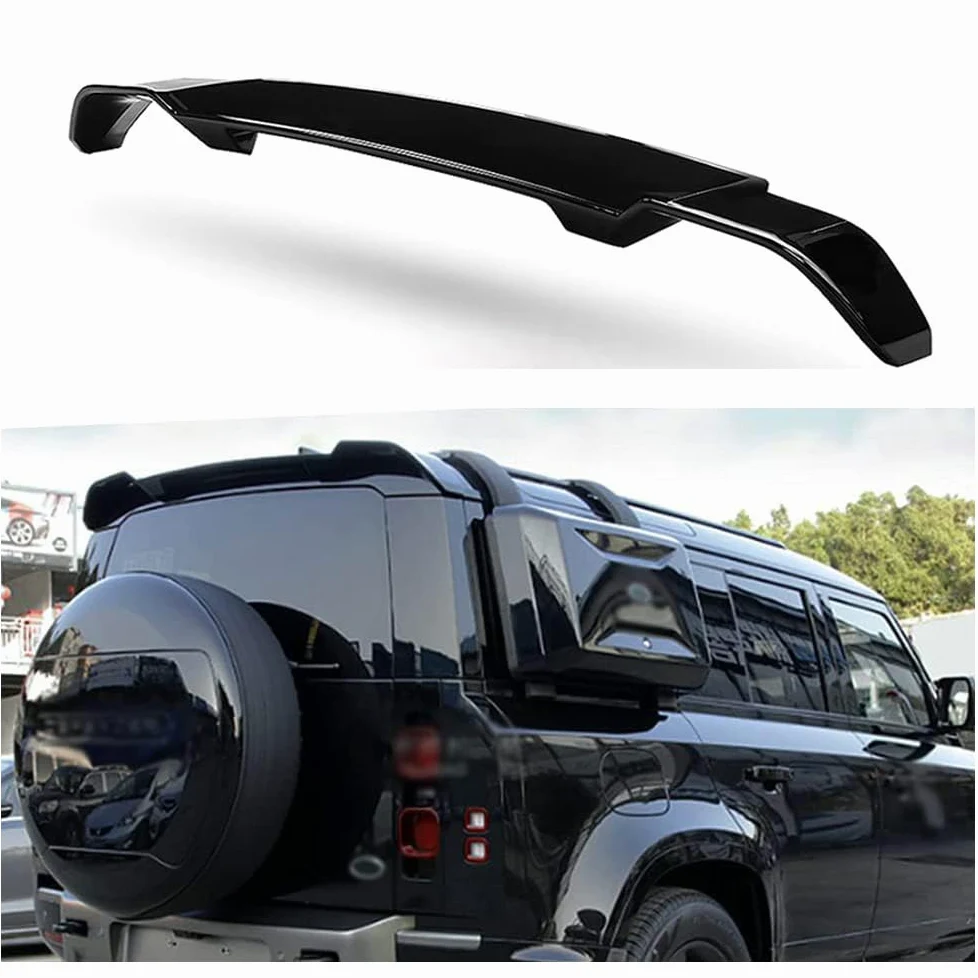 Alerón trasero compatible con Land Rover Defender 2020-2023 90 110 130 L663 L851 plástico ABS