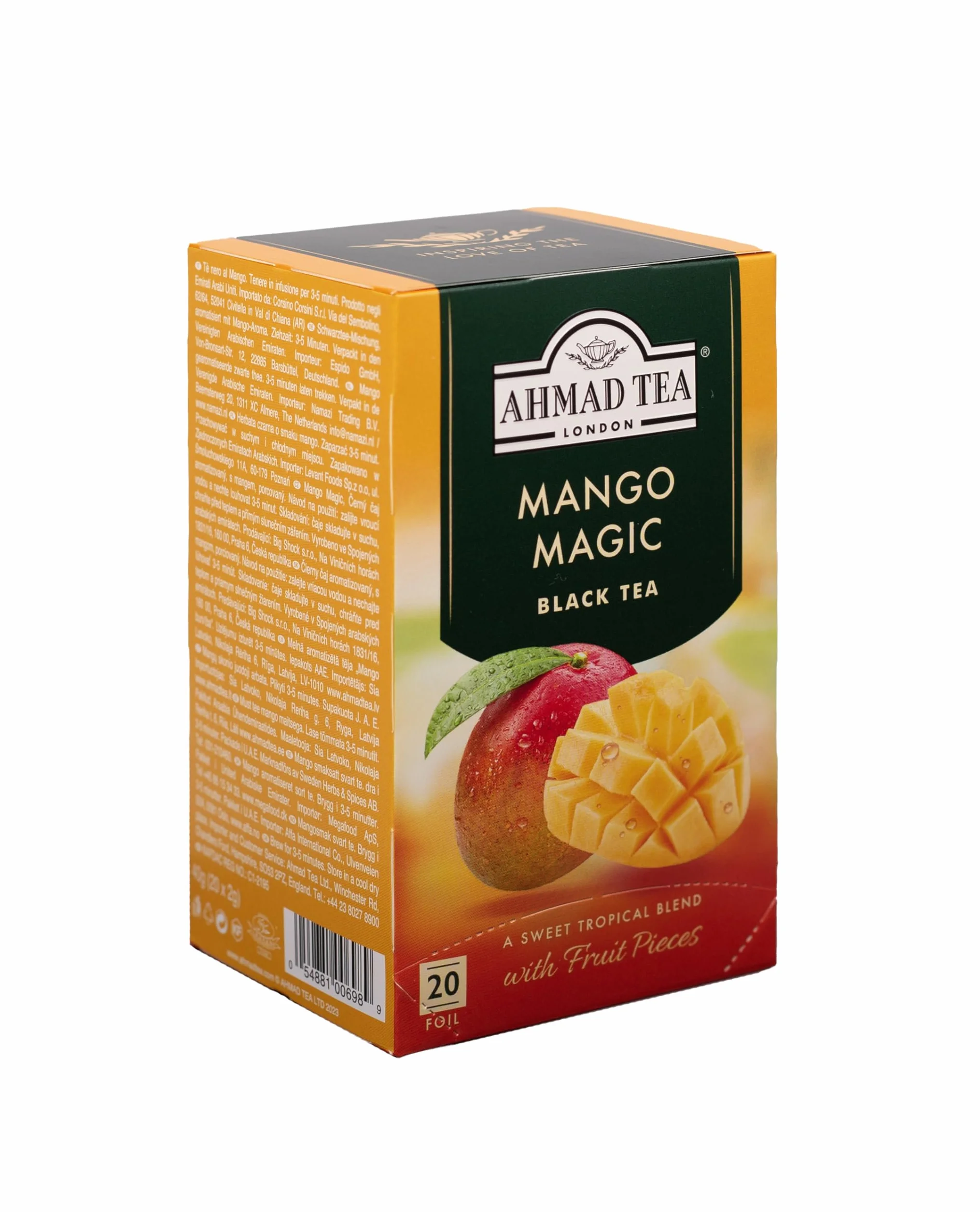 Ahmad Tea Mango Magic 20 Aluminium Foil Envelopes
