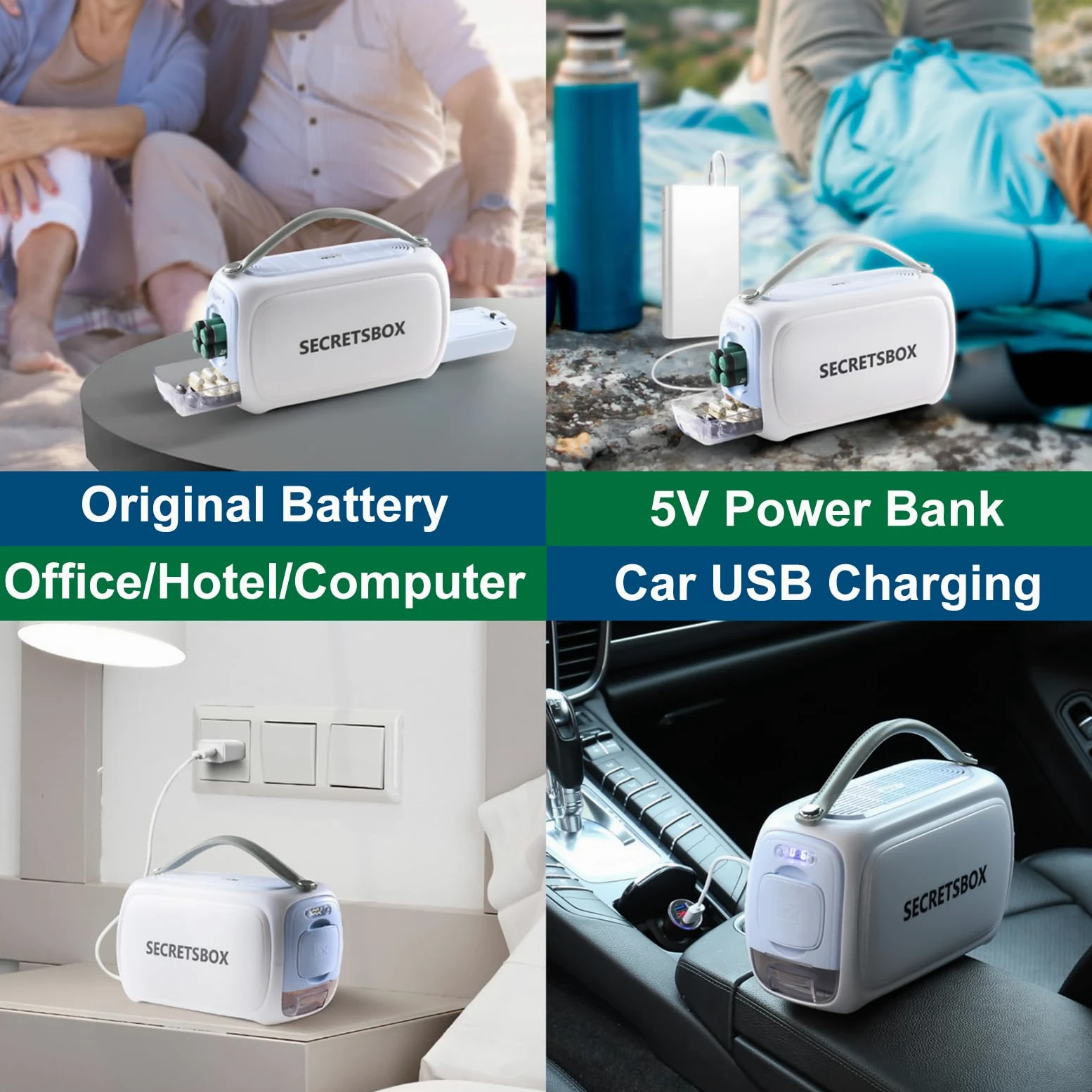 Enfriador de Insulina portátil de 2 a 8 ℃, Neveras de Insulina Viaje | pantalla digital de control de temperatura inteligente, Diabética enfriador de medicamentos para viajes y automóviles