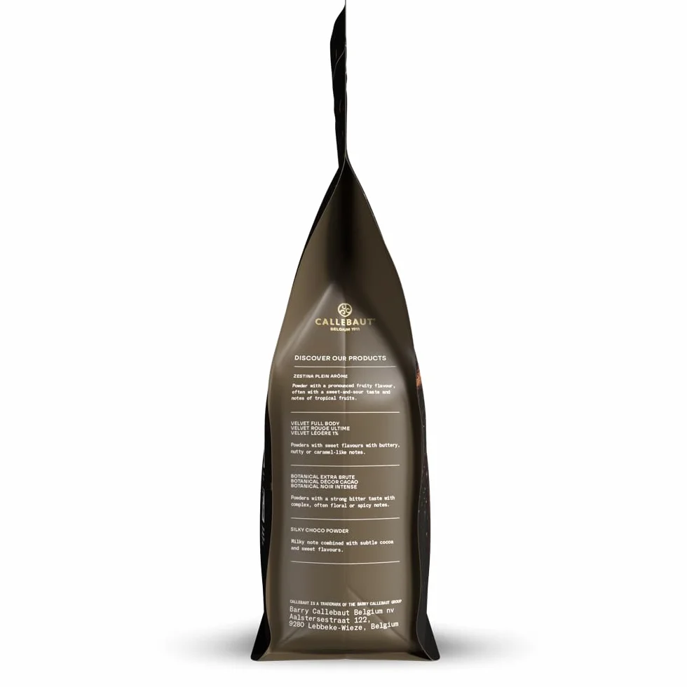 Callebaut Signature Collection Botanical Décor Cacao en polvo alcalizado 20-22% grasa hidrofóbico 1 kg