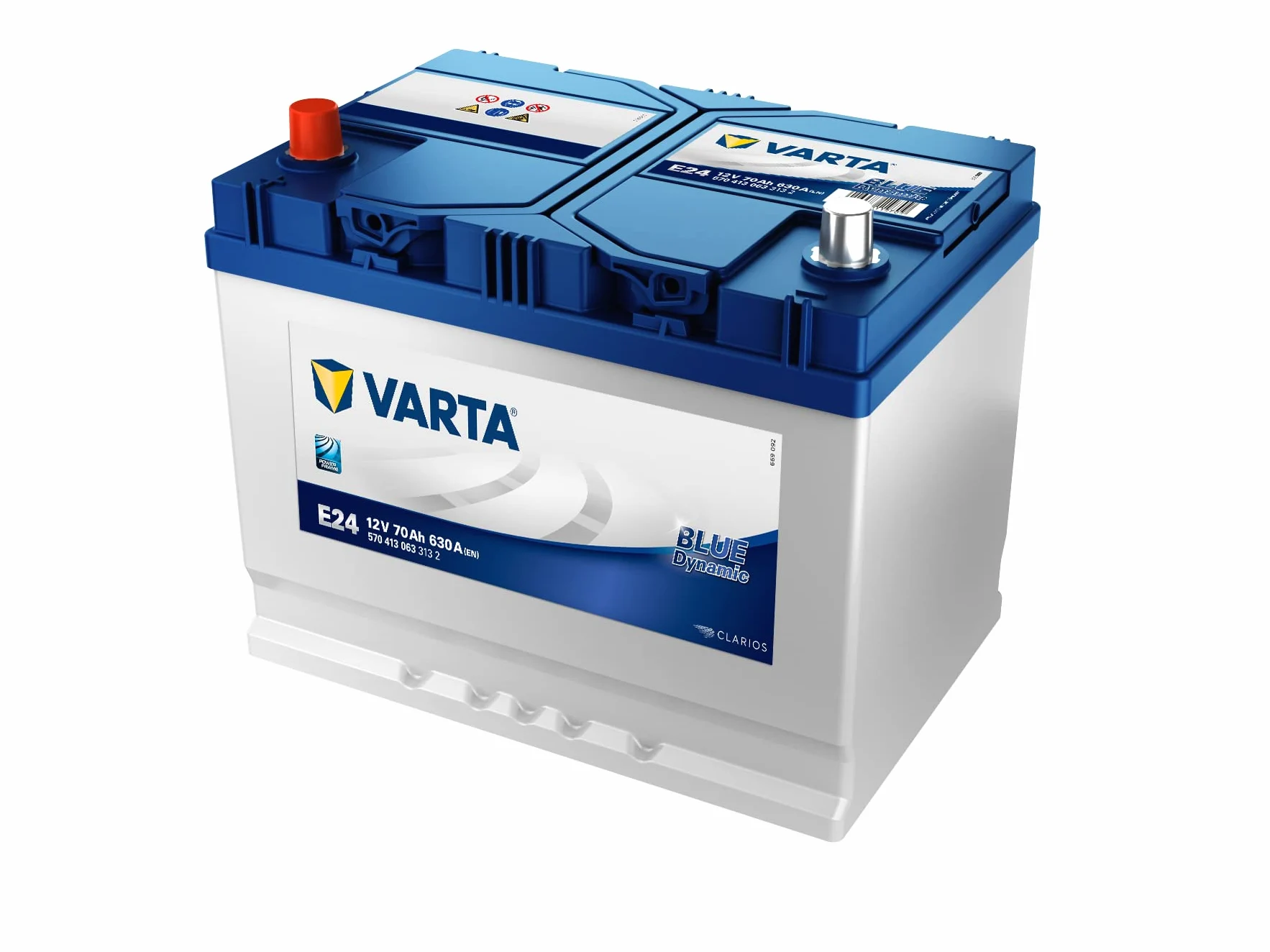 Varta 5704130633132 Baterías Dinámicas Azules, 261mm x 175mm x 220mm