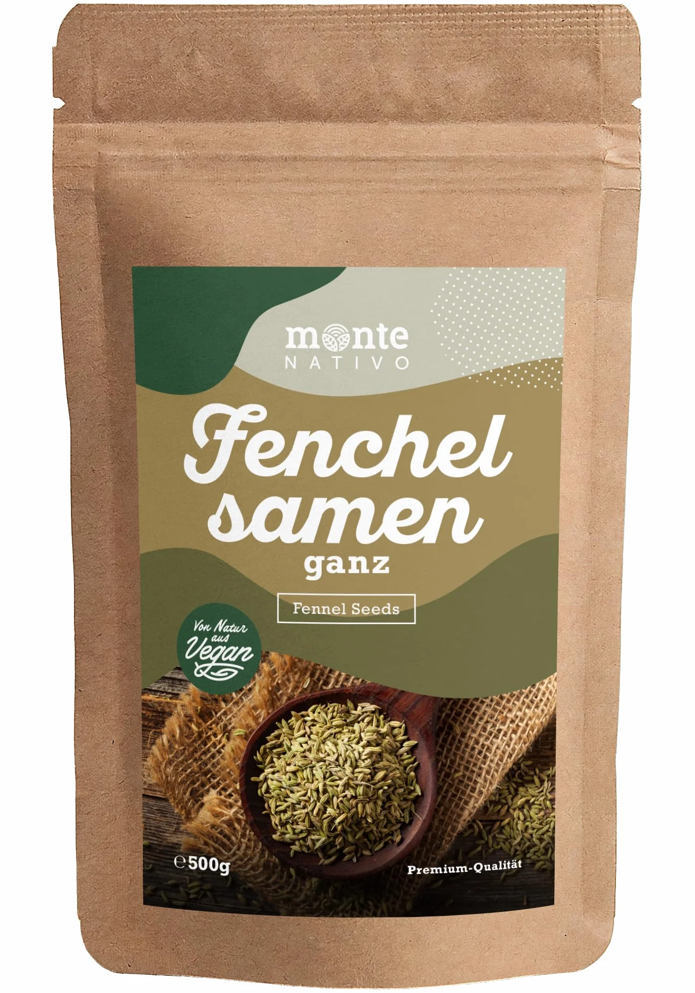 Semillas de Hinojo Monte Nativo 500g - Especias secas para Té y Cocina