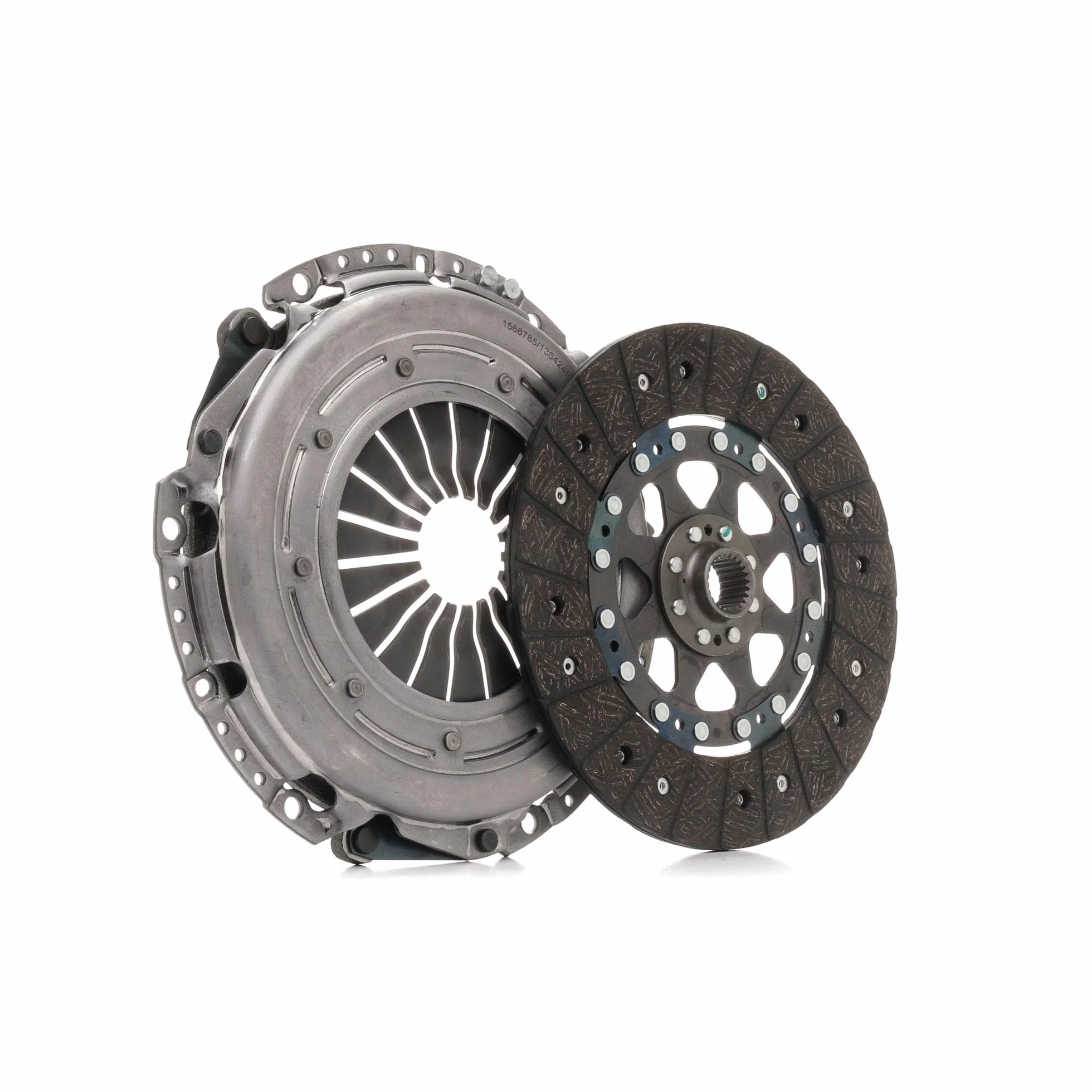 RIDEX 479C0195 Kit de embrague con placa de apriete de embrague con plato de embrague sin cojinte de desembrague se requiere herramiente especial para montaje Revisar/sustituir volante doble masa