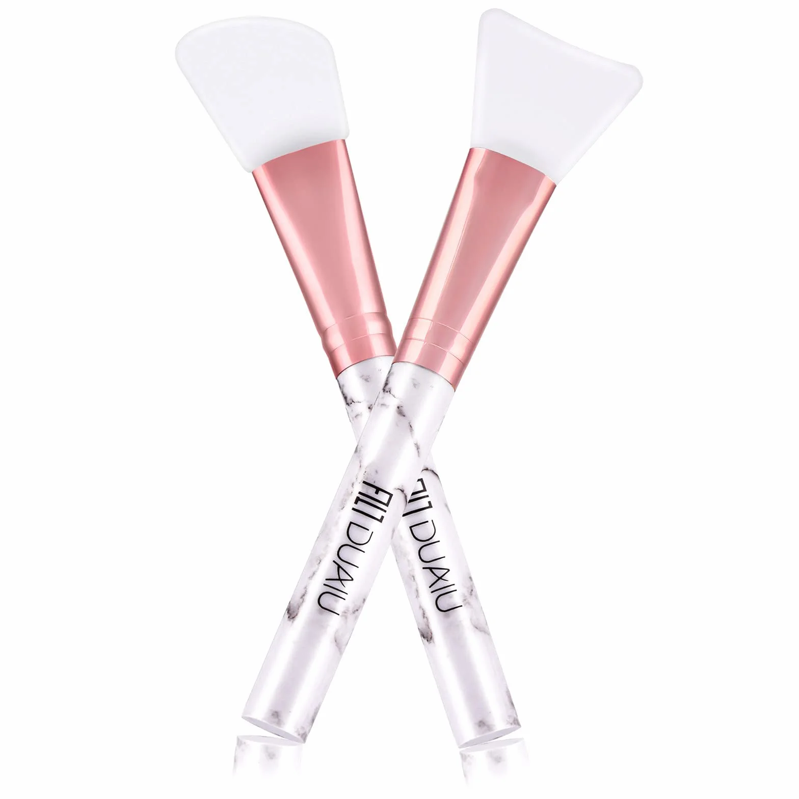Cepillo de Mascarilla de Silicona Brocha Facial Aplicador de Mascarillas 2 Piezas