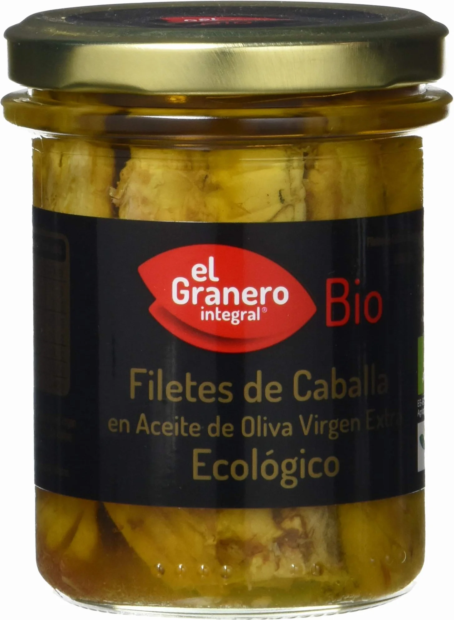 Filetes de Caballa BIO El Granero Integral 195 g Fuente de Proteínas Omega-3 Vitamina D Minerales
