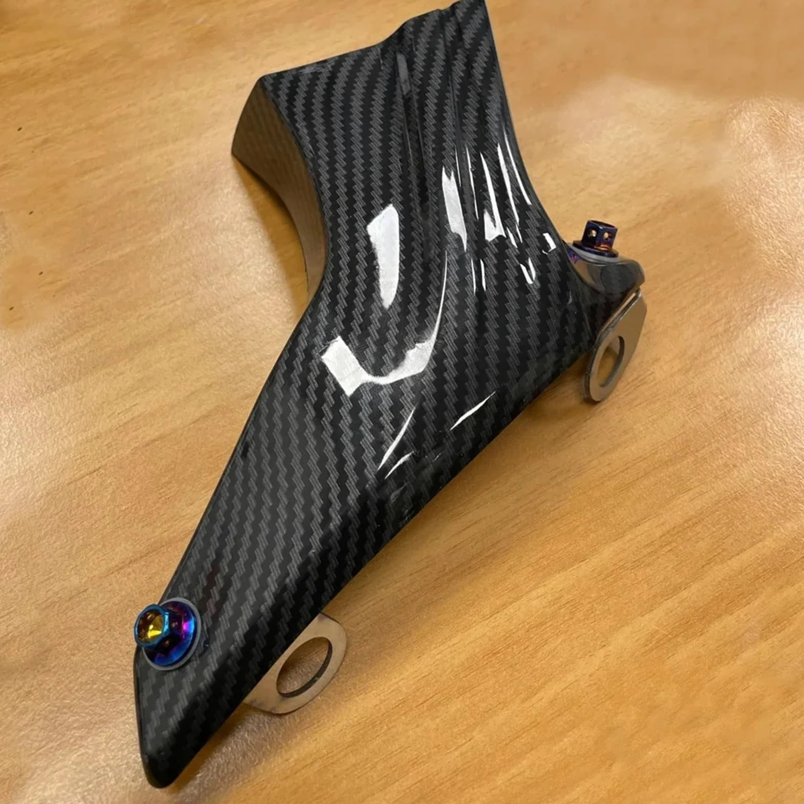 Refrigeración de Pinza de Freno Cubierta de conductos de refrigeración de Aire para Pinza de Freno Kawasaki ZX6R, ZX6RR, ZX636 (2005-2016, 2017), ZX 6R, 636, ZX-6R.(Glossy Black)