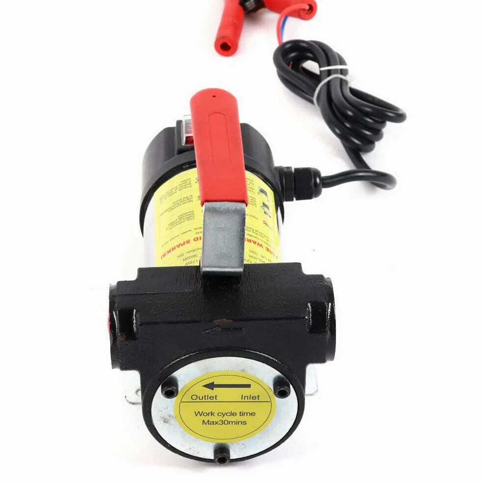 Bomba de aceite autocebante eléctrica, 50 L/min bomba de transferencia automática