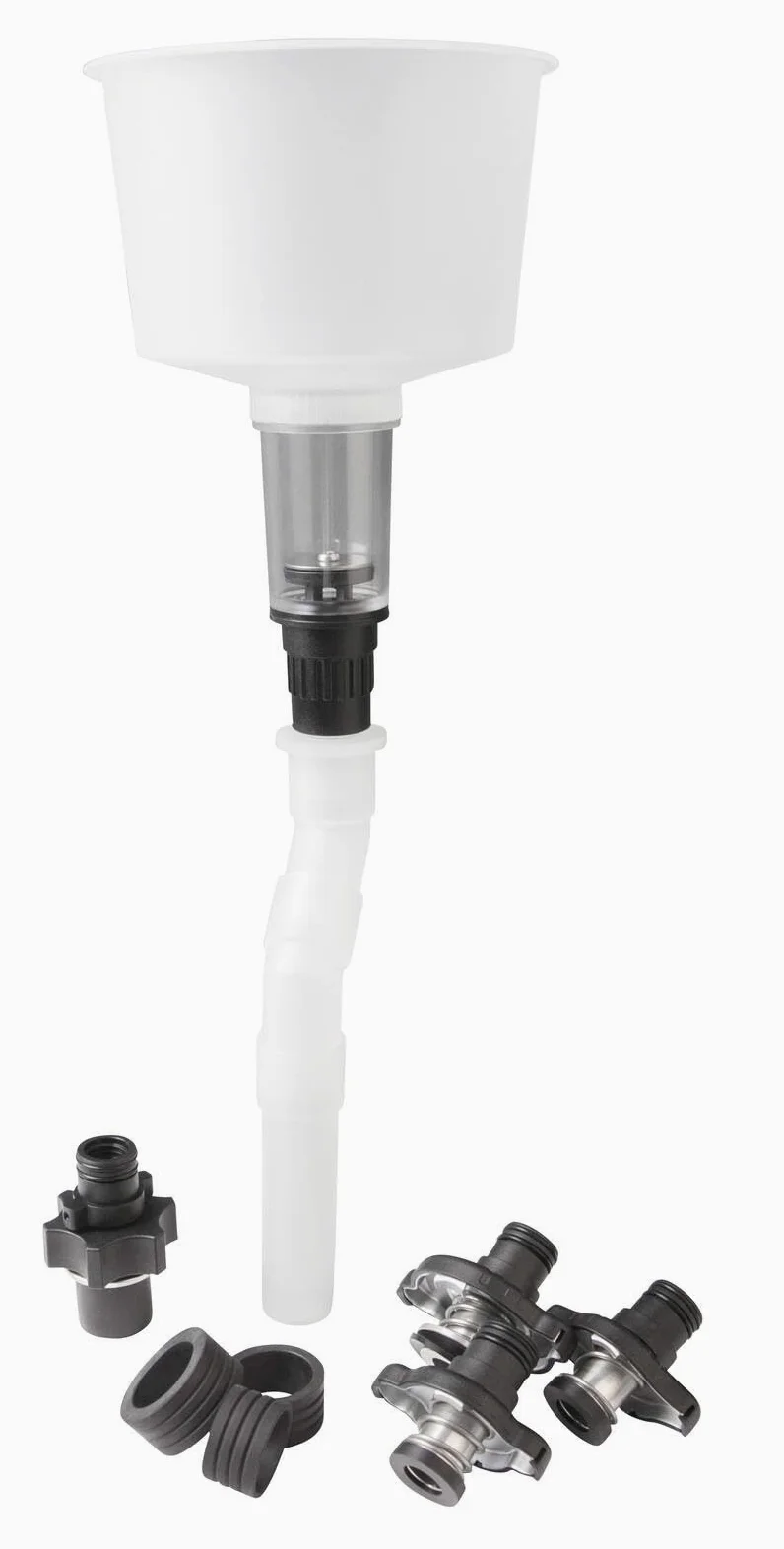 Clas AC1009 Kit Embudo de Llenado de Refrigerante, Multicolor, 25 Piezas