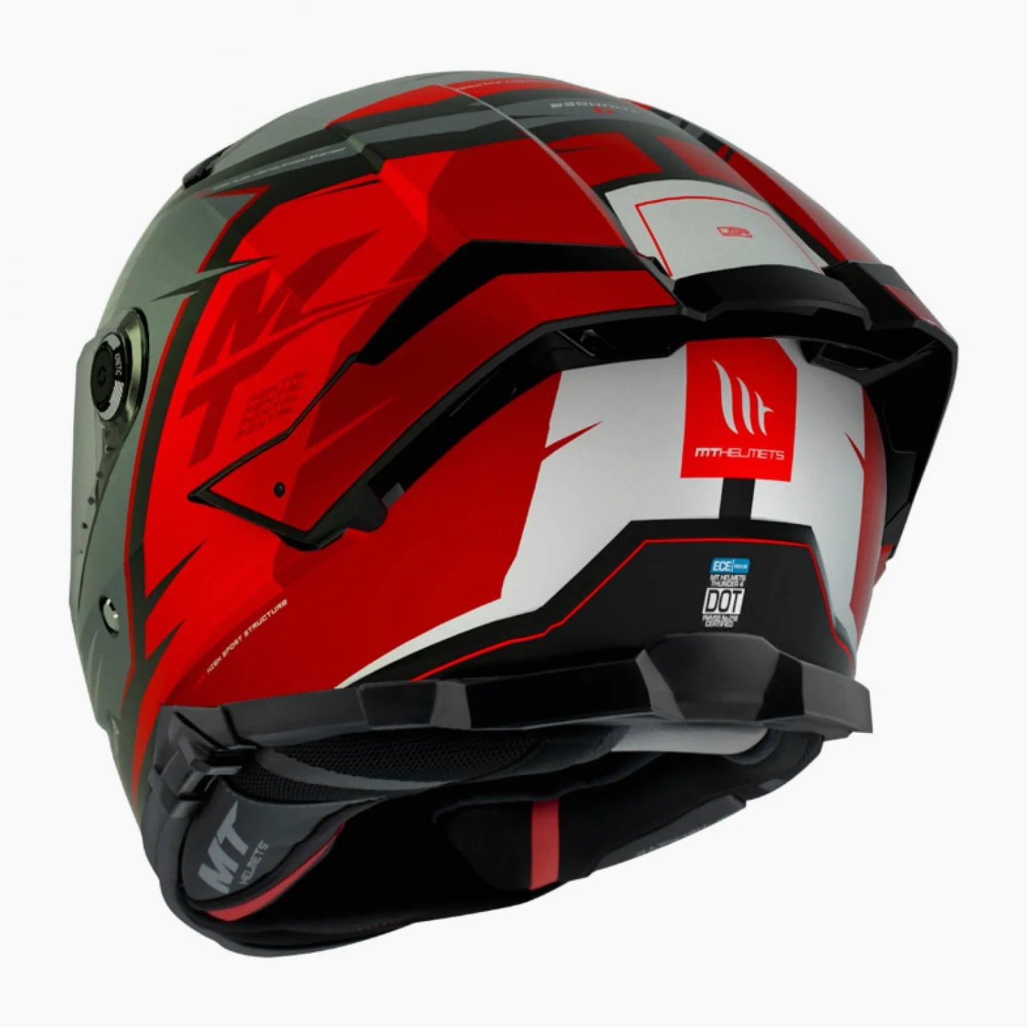 Casco Integral MT Thunder 4 SV PENTAL B5 Rojo Nácar Mate L (Doble Pantallas con Pantalla Solar - PINLOCK Ready) (ECE 22.06)