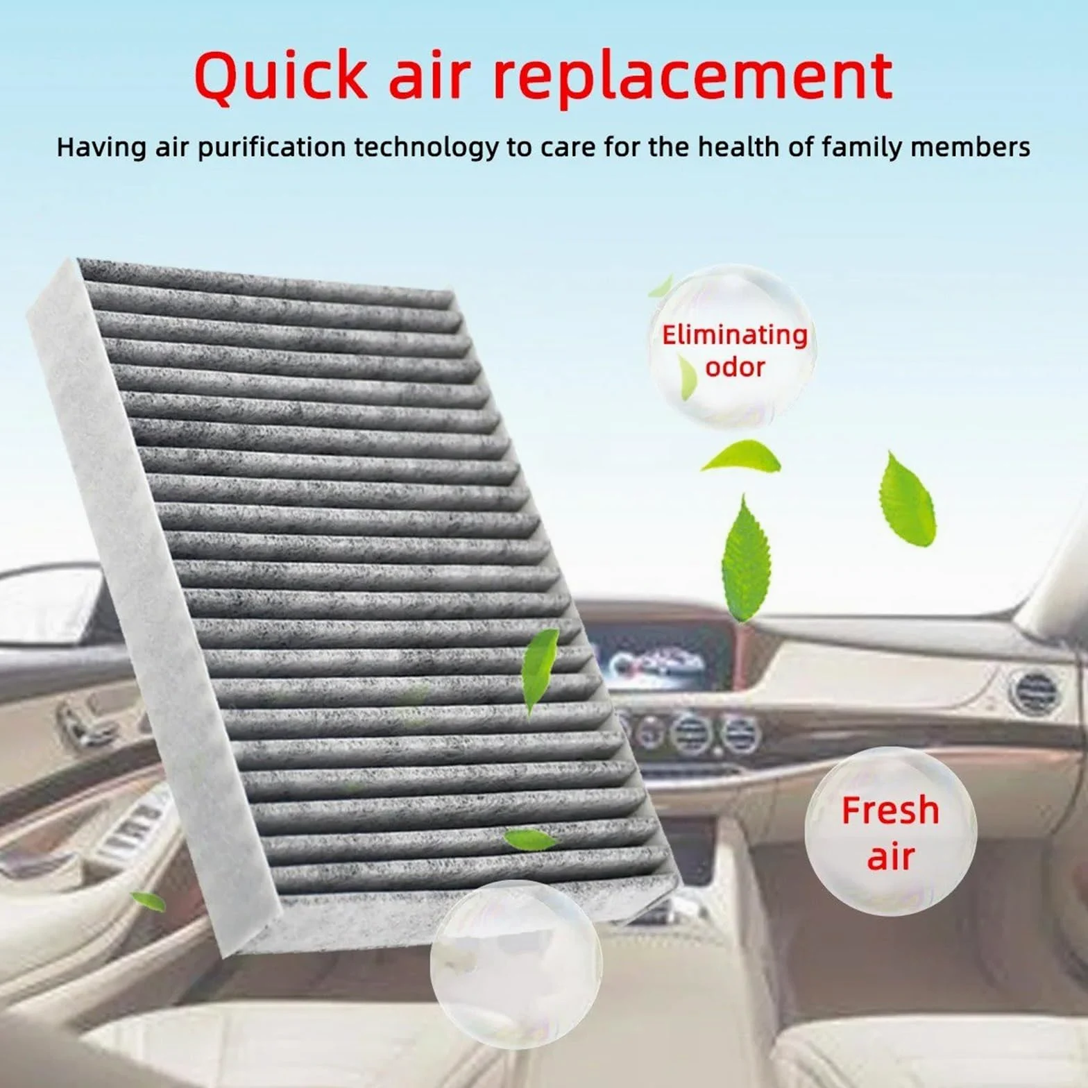 Filtro Habitáculo Para Toyota Para RAV4 2019-2024 Filtro Aire Cabina Coche Filtros Automáticos Fibra Carbono CF12157 87139-0E040 87139-0R030 87139-26010