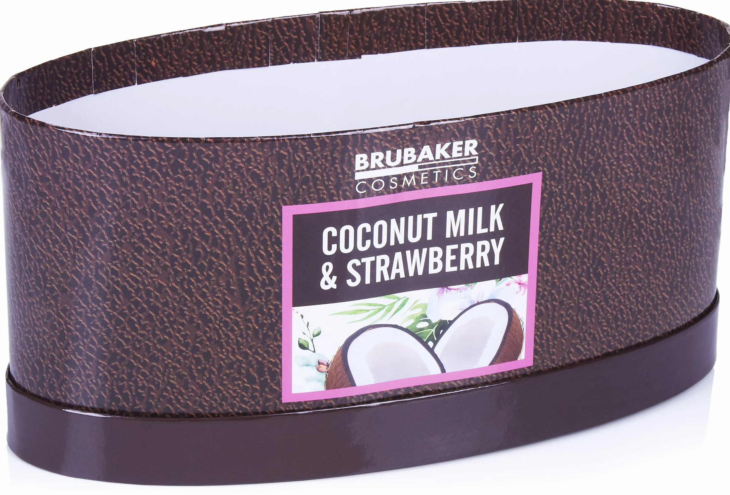 BRUBAKER Cosmetics Set de Baño y Ducha Leche de Coco y Fresa 5 piezas Regalo Mujer