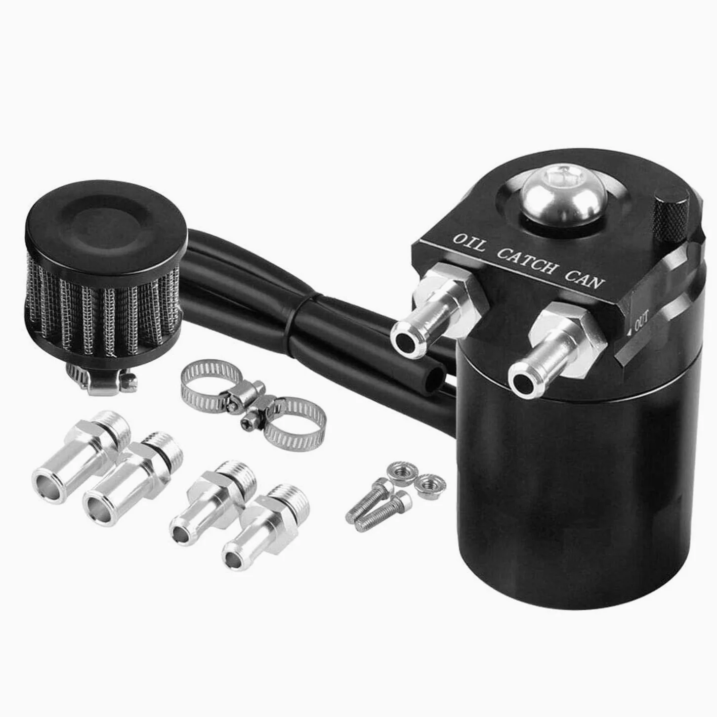 Tanque de aceite automático Filorga LAQI para coche, universal, con filtro de aire y respiradero, 300 ml