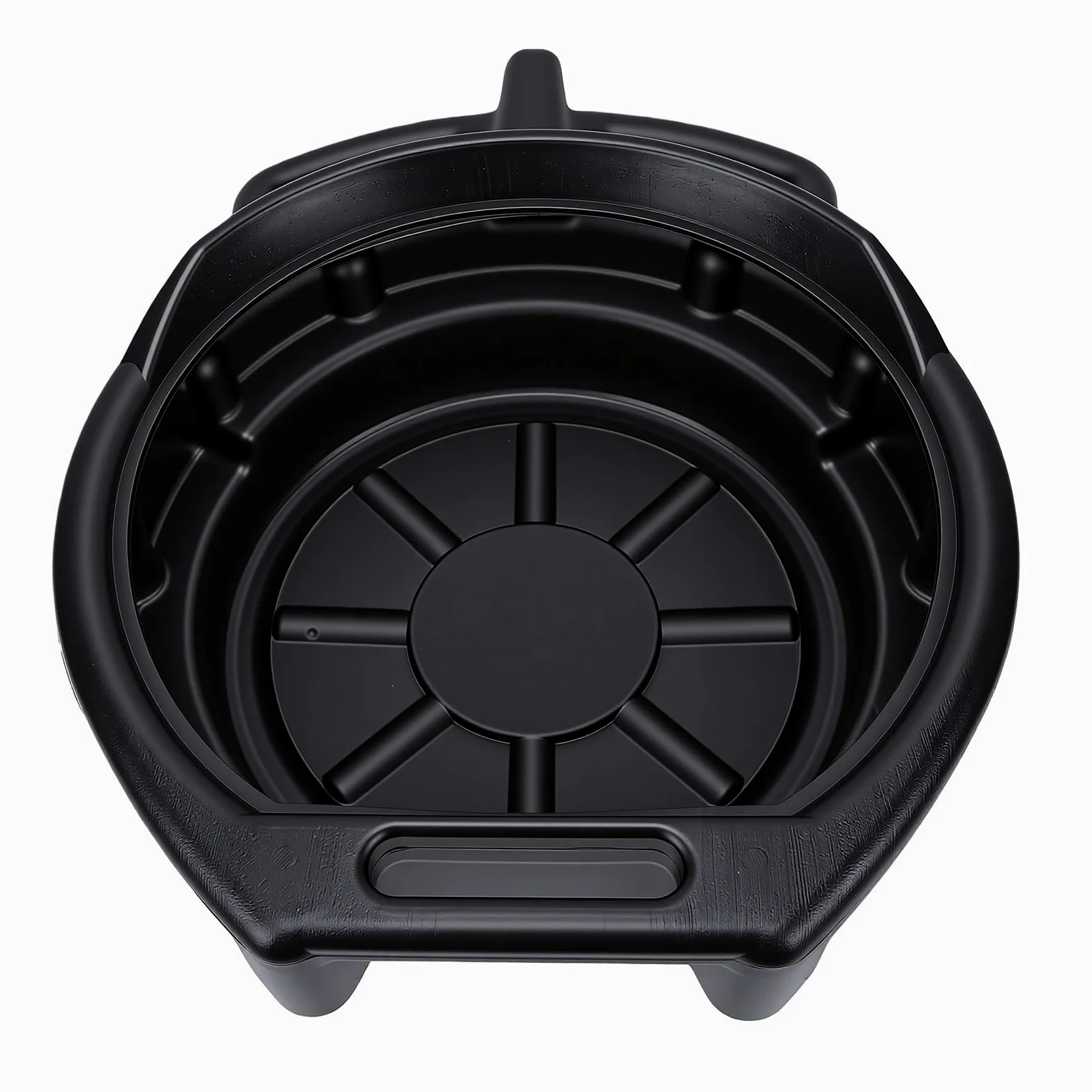 Contenedor de Drenaje de Aceite de 15L, Recogedor de Goteo de Aceite Negro Ligero para Mantenimiento de Automóviles y Camiones