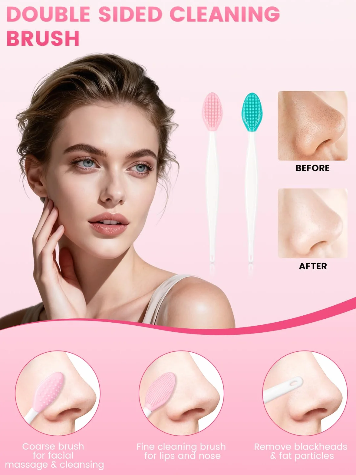 302pcs Cepillos Desechables Cejas Set Aplicadores Maquillaje
