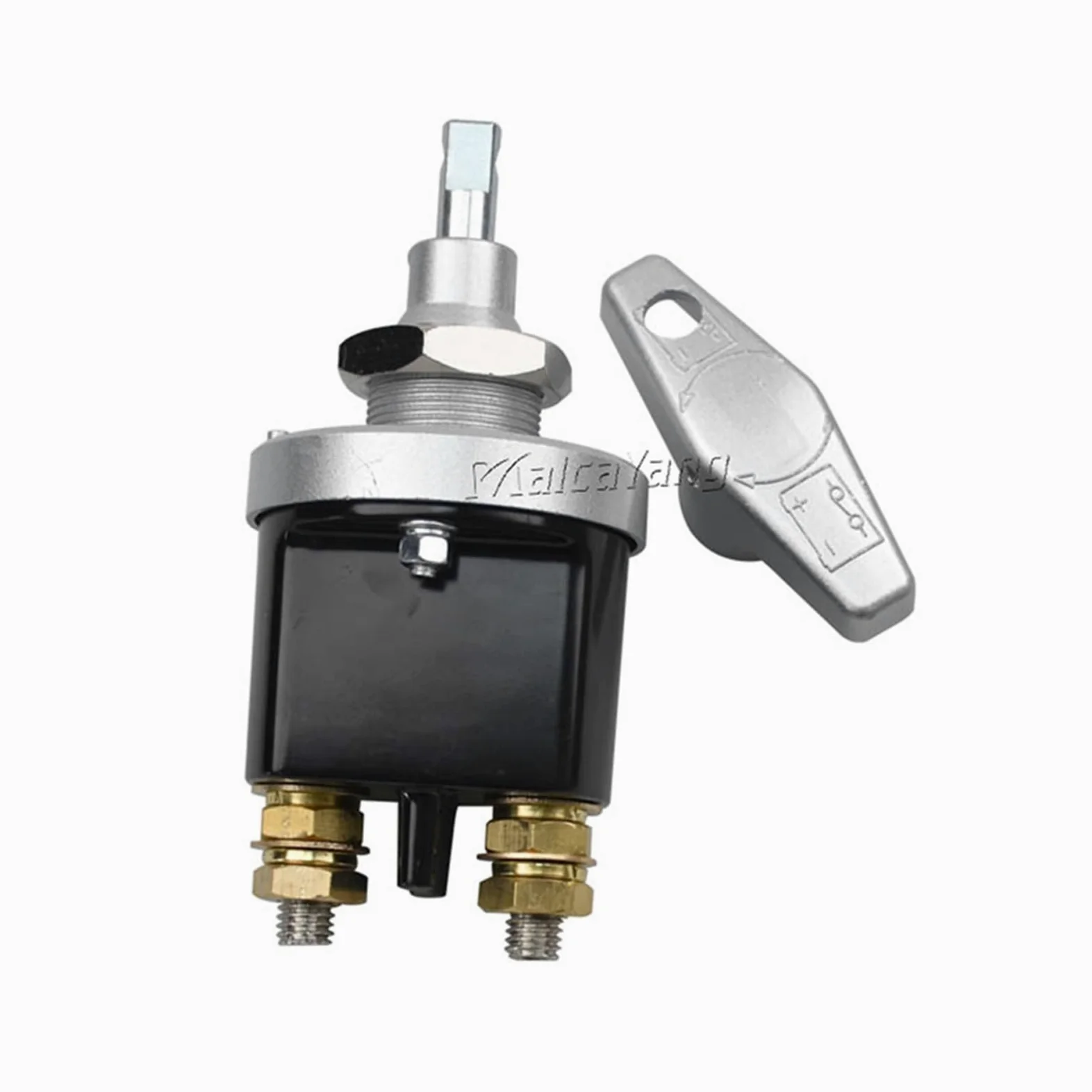 Aislador del desconector del cortador del circuito de la batería del interruptor de la masa de la batería resistente con el ojo de la cerradura(With black bracket)