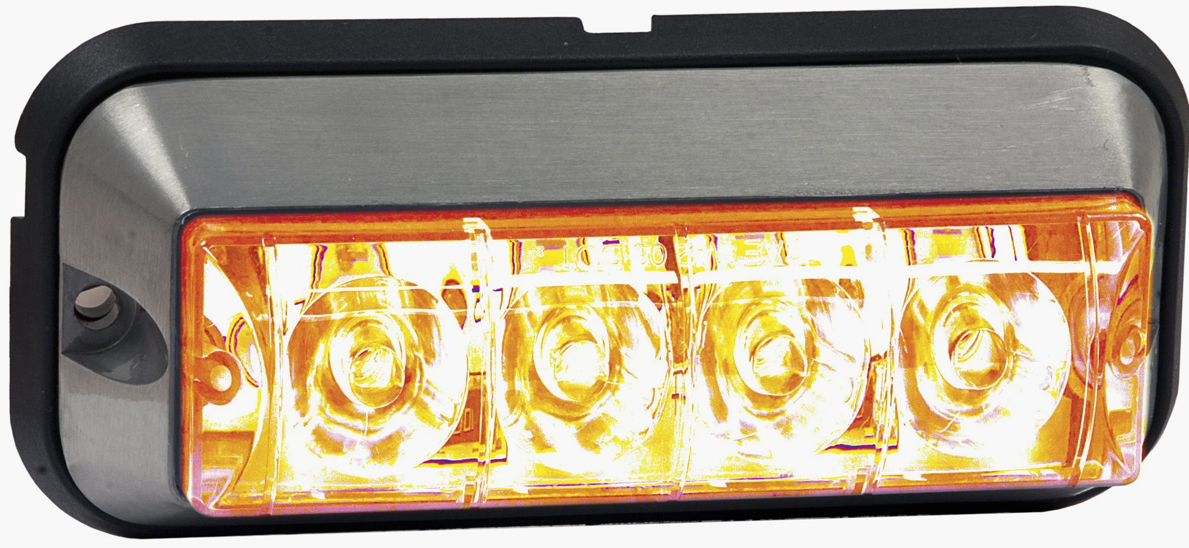 Buyers Products 8891004 Amber LED Strobe Light (4-7/8in RECT) by Buyers Products
