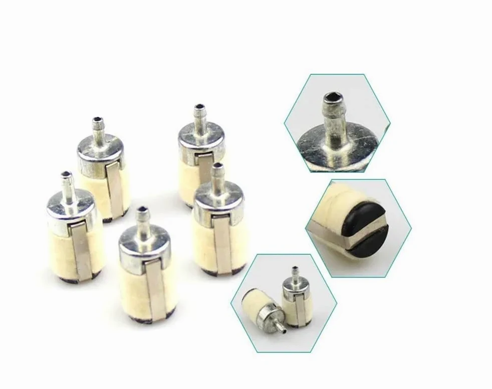 5 uds 10 Uds 20 Piezas Filtro de Combustible con algodón for Motosierra 45CC 52CC 58CC 4500 5200 5800 Piezas de Repuesto | 100pcs