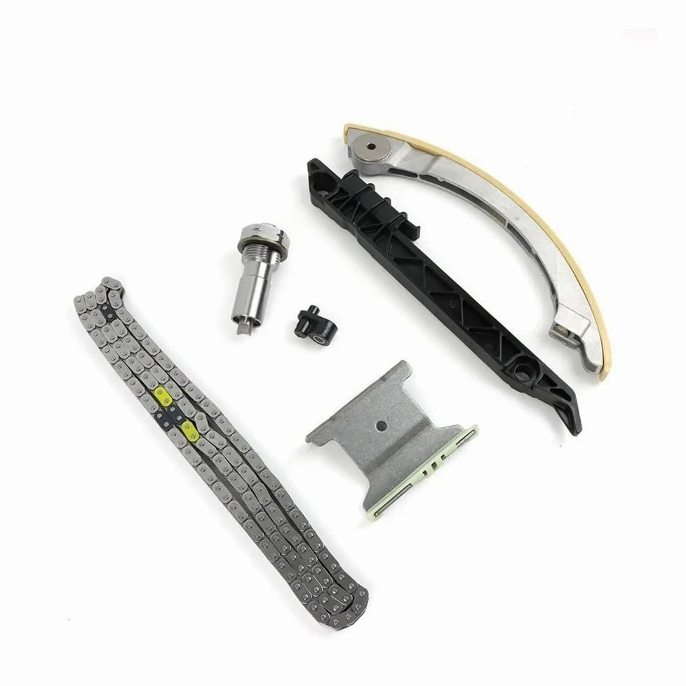 Accesorios de repuesto 1 juego de cadena de distribución de motor TKC8002 con tensor de tapón de aceite.