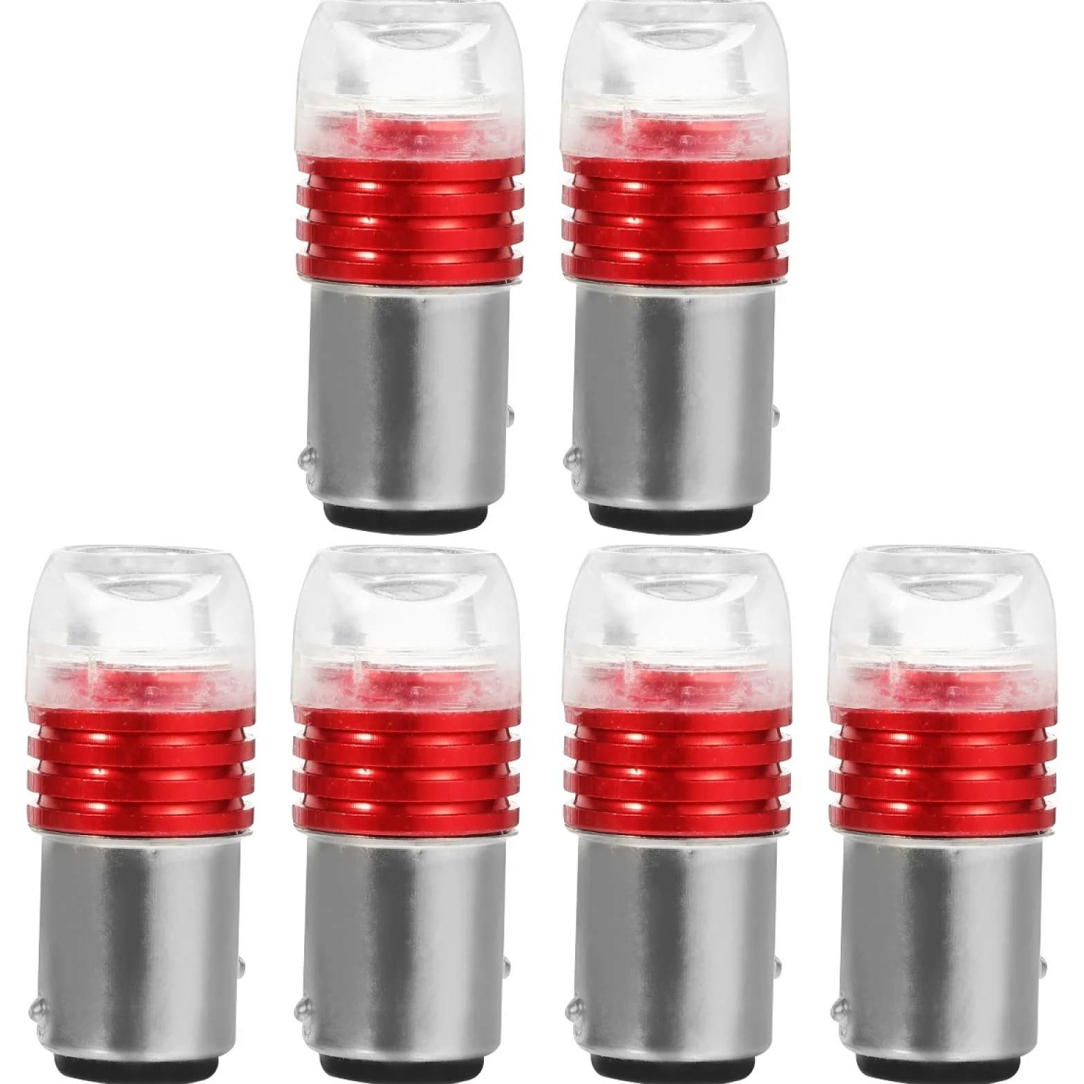 6 Piezas De Lámparas Motocicleta Bombillas LED Motocicleta Bombillas Luz Trasera Luz Trasera De Luz De 12V LED De La