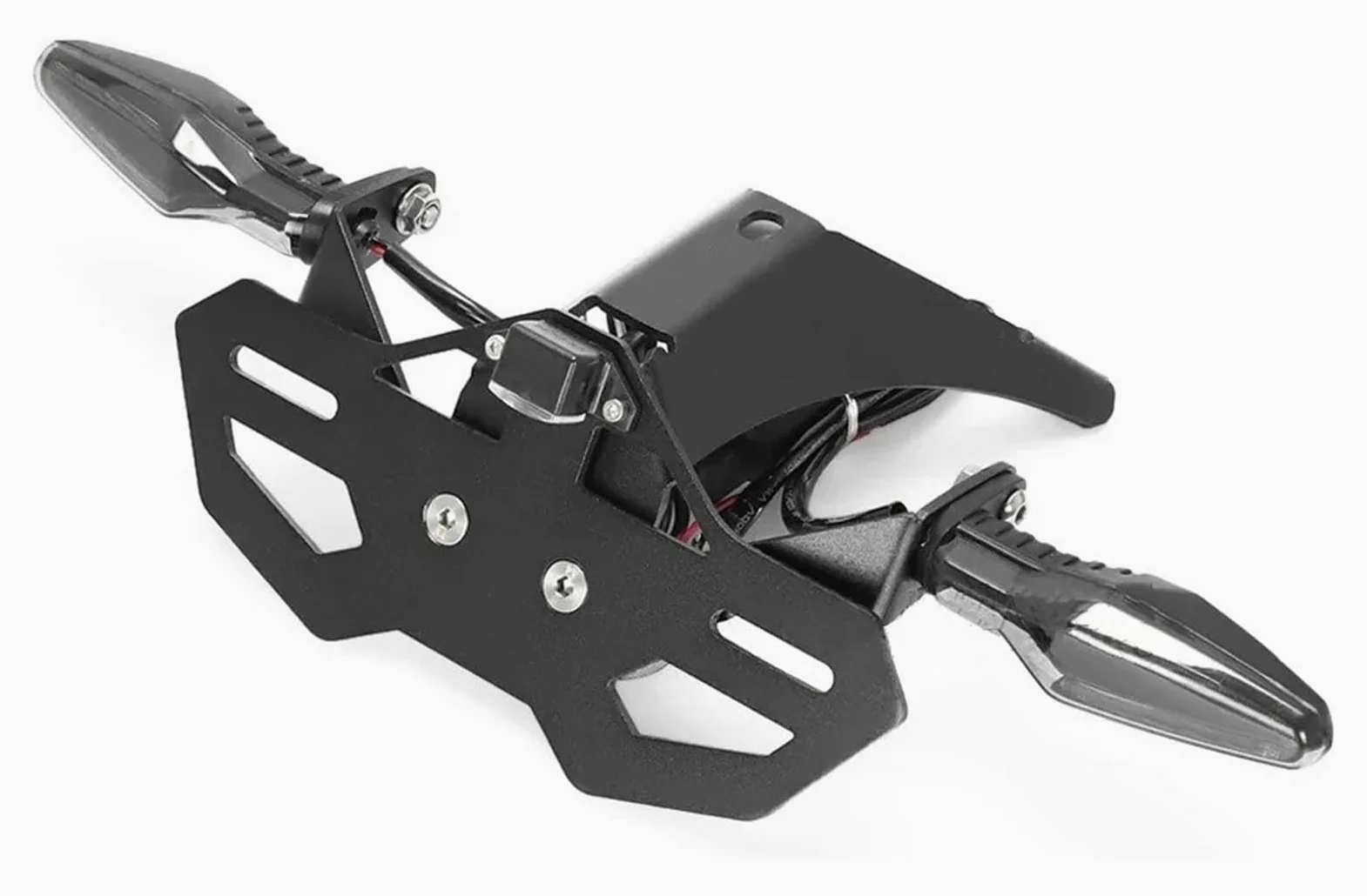 para Aprilia para RSV1000 V4R para Tuono 1000 1100 V4 RR Soporte De Matrícula Motocicleta Luz Cola Eliminador Guardabarros Señal LED Moto Intermitentes Indicadores