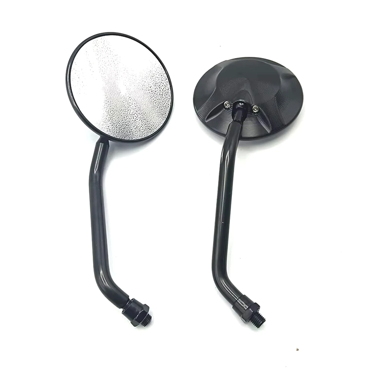 Espejos Manillar Moto Para Scooter Para Kawasaki Para Suzuki 10mm 8mm Un Par CNC Espejo Retrovisor Motocicleta Espejos Retrovisores Motocicletas E-Bike Espejo Moto
