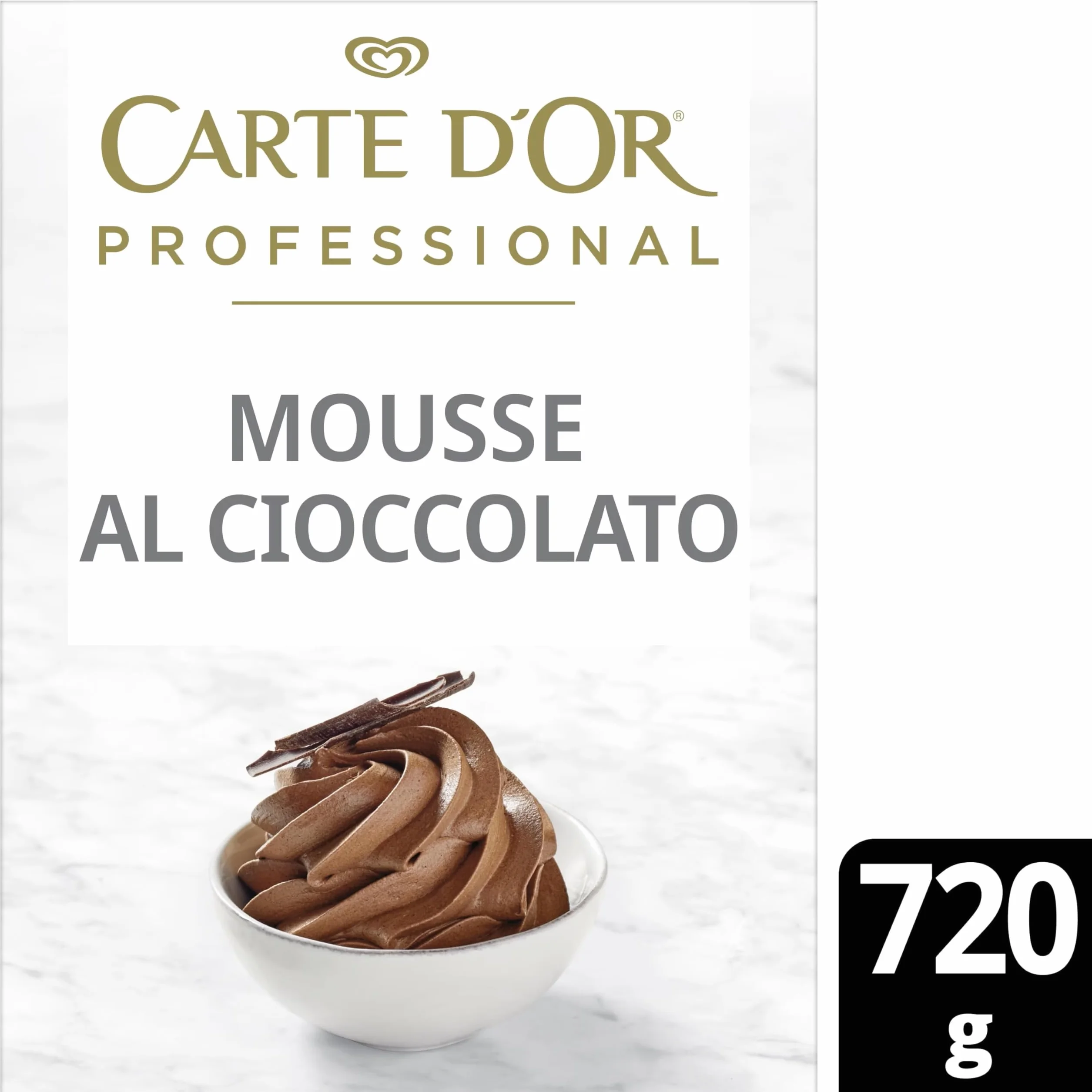 Carte d'Or Mousse Chocolate Sin Gluten 3 sobres x 240g 45 raciones