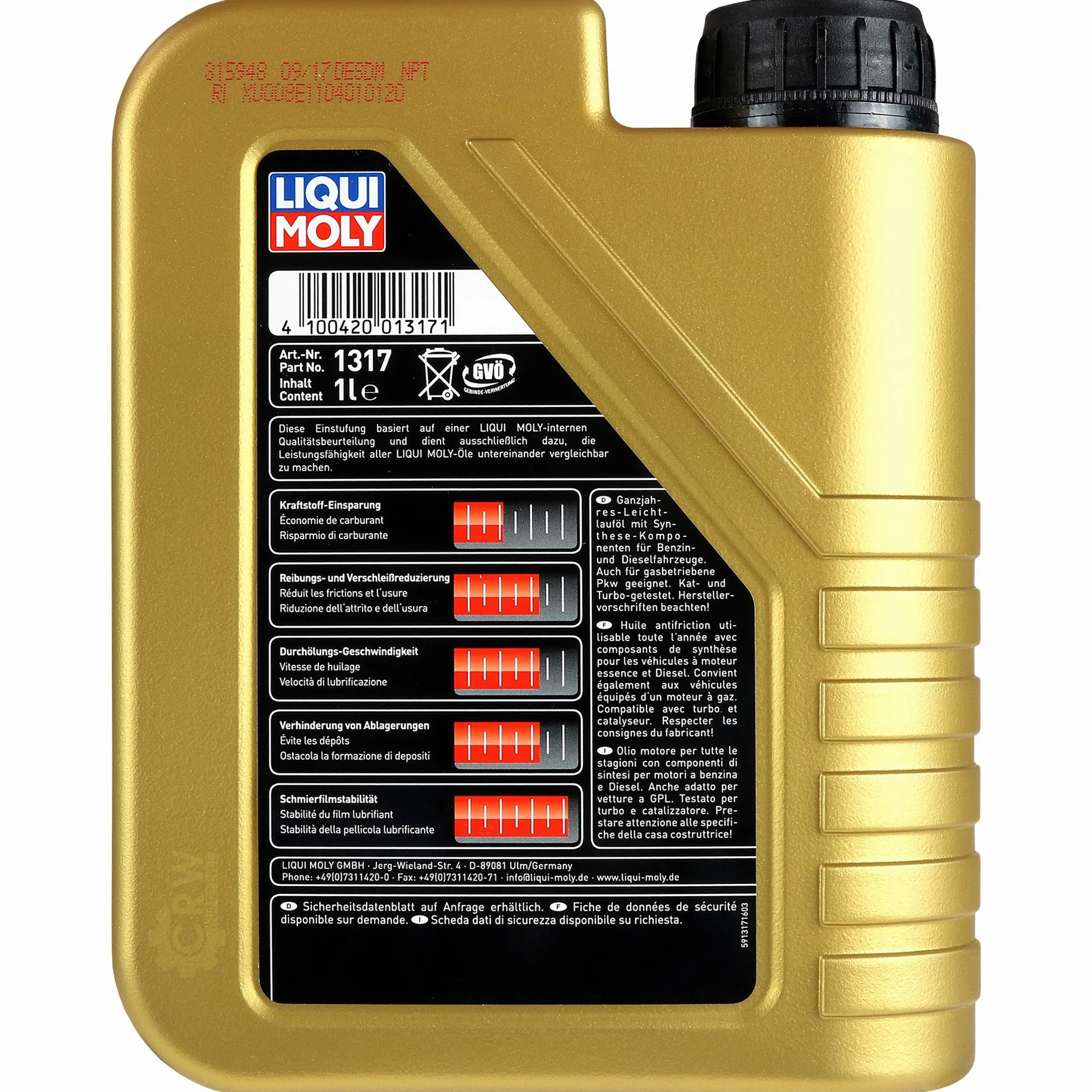 Juego de filtros de inspección 8 litros de aceite de motor de marcha suave 10W-40 SCT Germany