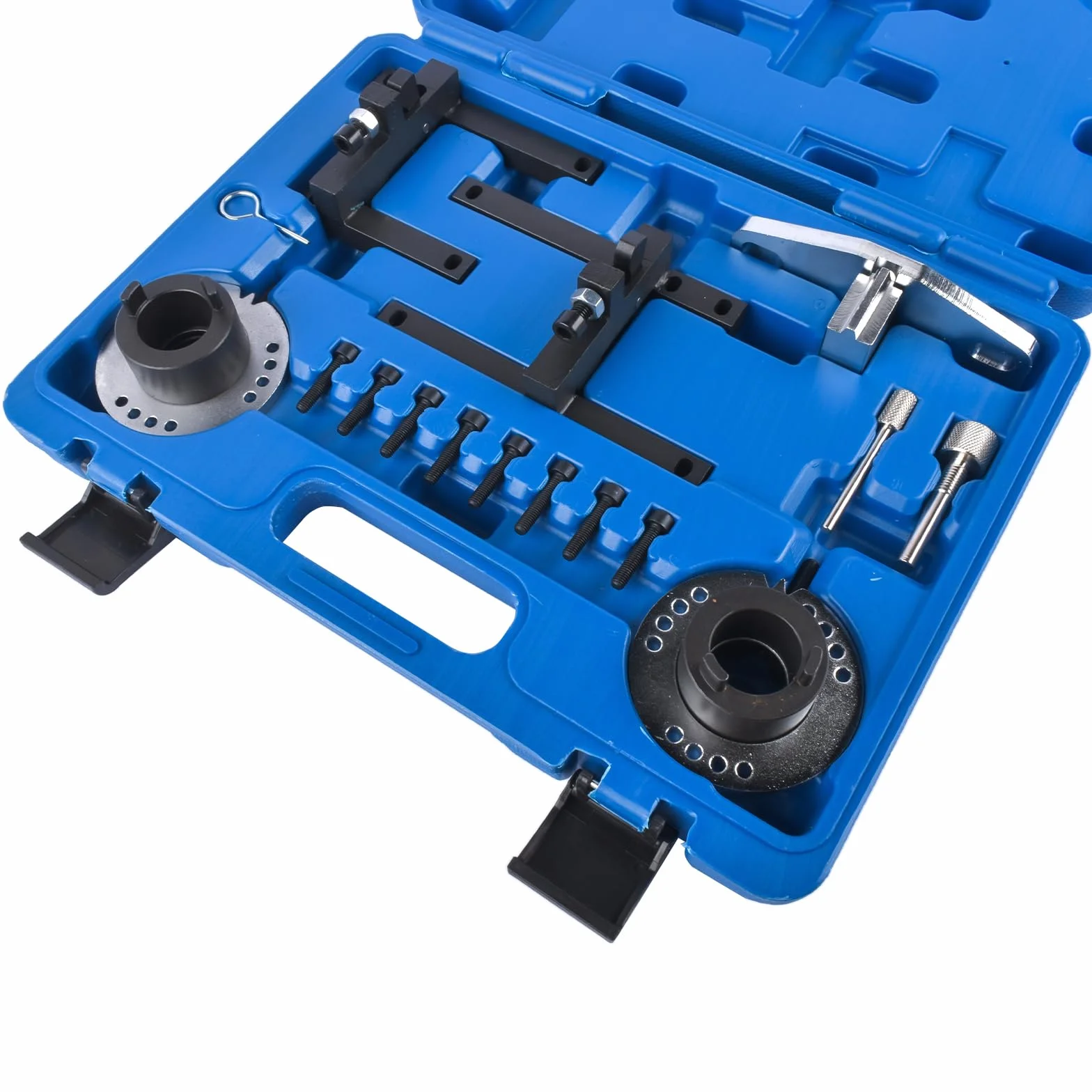 Bisenya 16 Piezas Herramientas de sincronización de Bloqueo del árbol de levas del Motor de Compatible con Fo-rd Fie-sta 1.0L EcoBoost(SCTi)