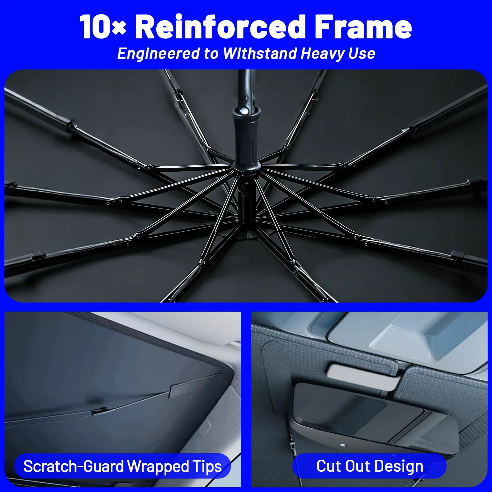 Parasol para parabrisas de Jeep Compass 2017-2025, personalizado para Compass 2017-2022 2023 2024 2025 para parabrisas delantero, parasol de coche para aislamiento térmico