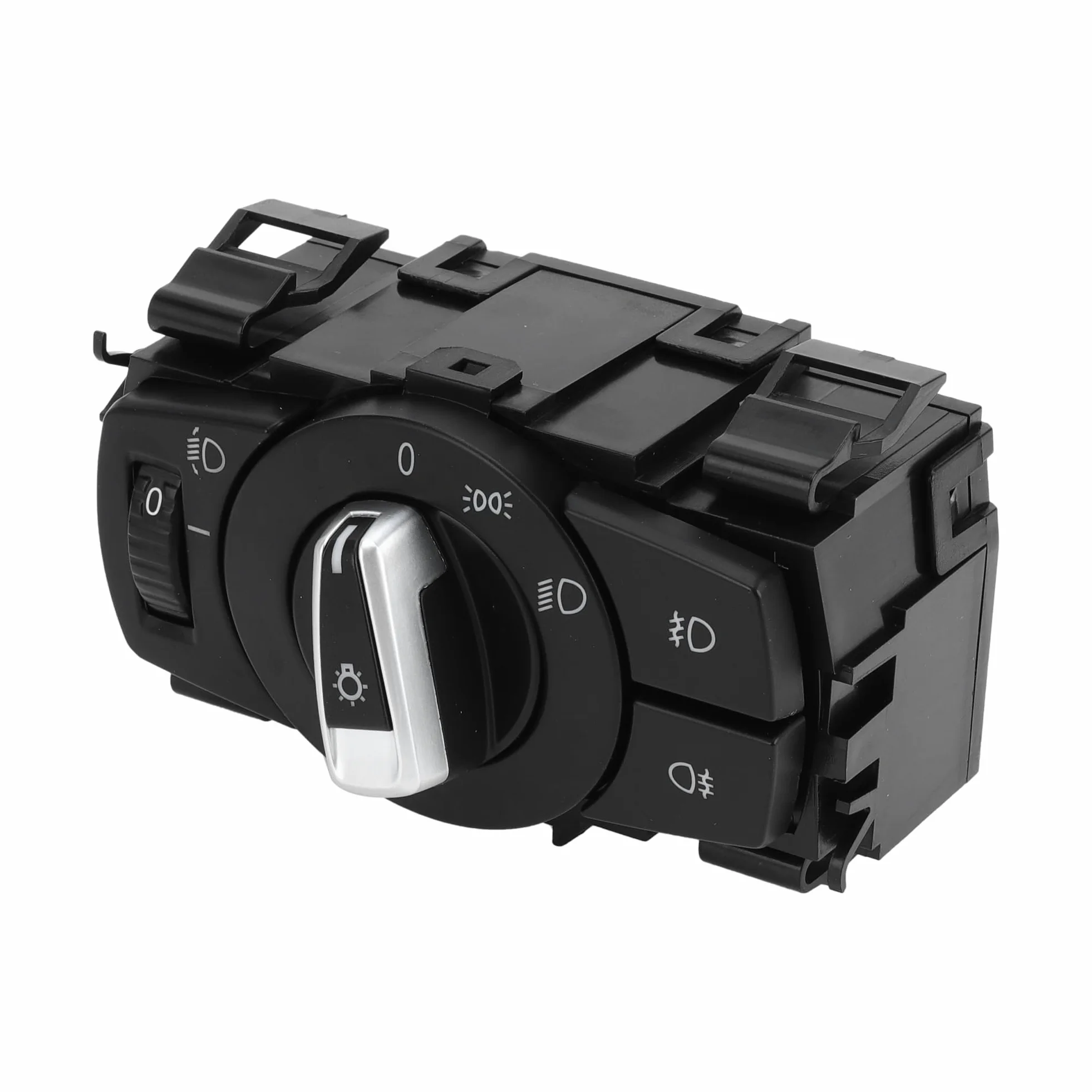 A ABSOPRO Interruptor De Faros Con Antiniebla Para BMW 128I 08-13 1pc | 61319169405, Negro, Plástico, Metal, 12 Pines, Para BMW 135I 08-13, 323I,325I,328I,335I 07-11, 328XI,335XI 07-08, X1 10-15