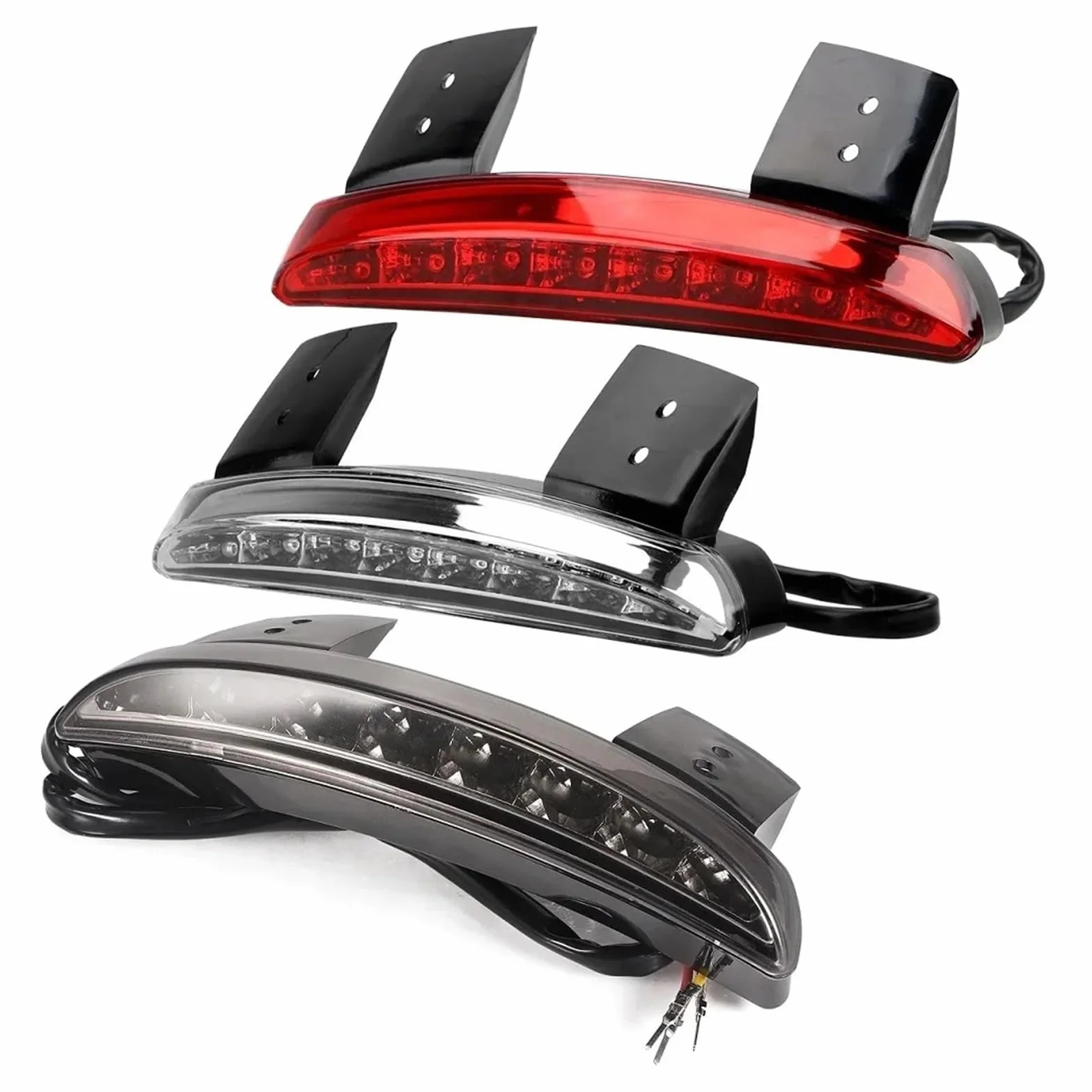 Luz LED De Freno Trasero para Matrícula De Motocicleta, Luz De Freno Y Luz De Circulación para Ha&rley Sportster Iron XL 883 1200 Dyna Softail Luz Traseras de Piezas