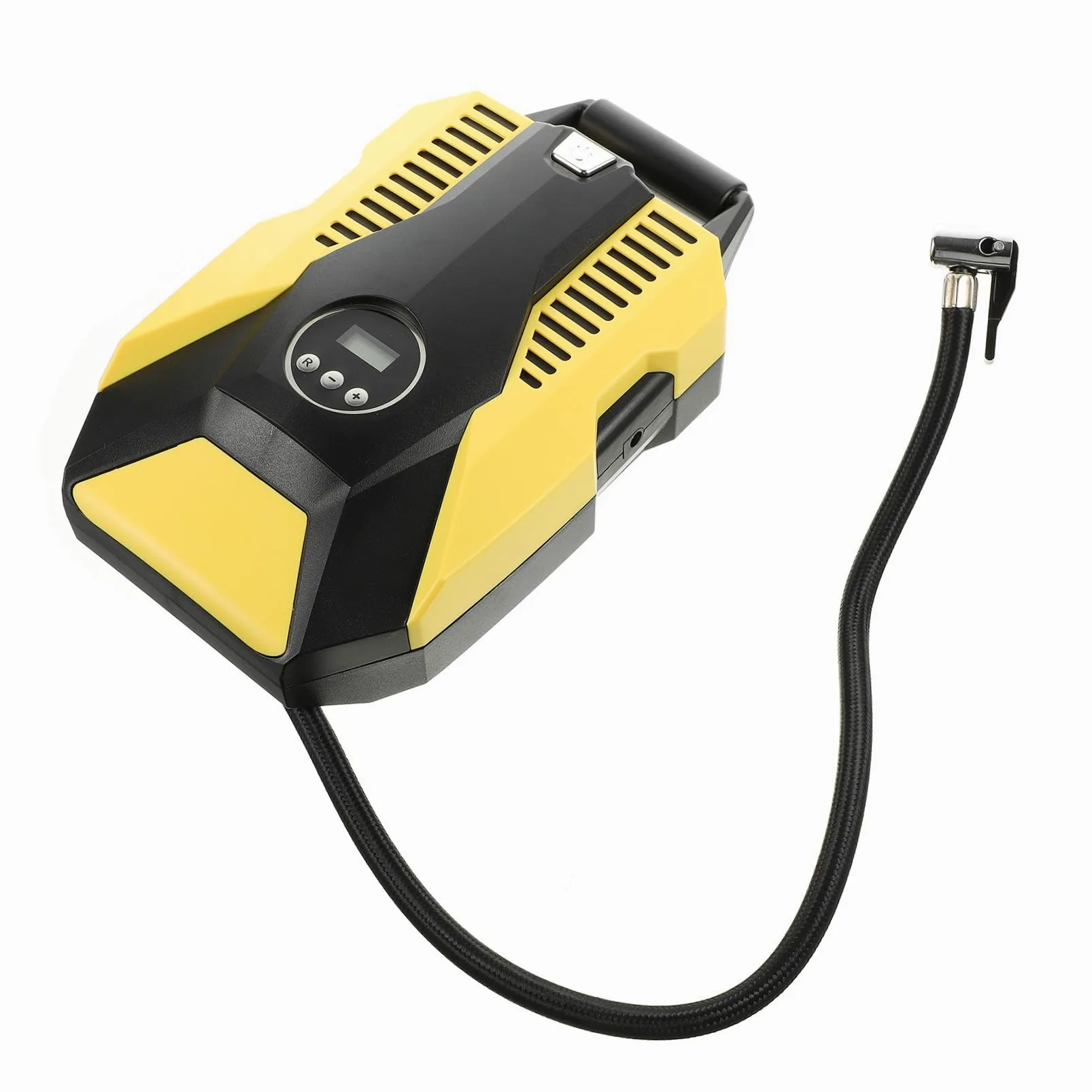 Bomba de Neumáticos con Manómetro Digital para Coche 12v | Abs y Cobre, Pantalla Digital con Parada Automática, Presión Estable para Rueda de Automóvil
