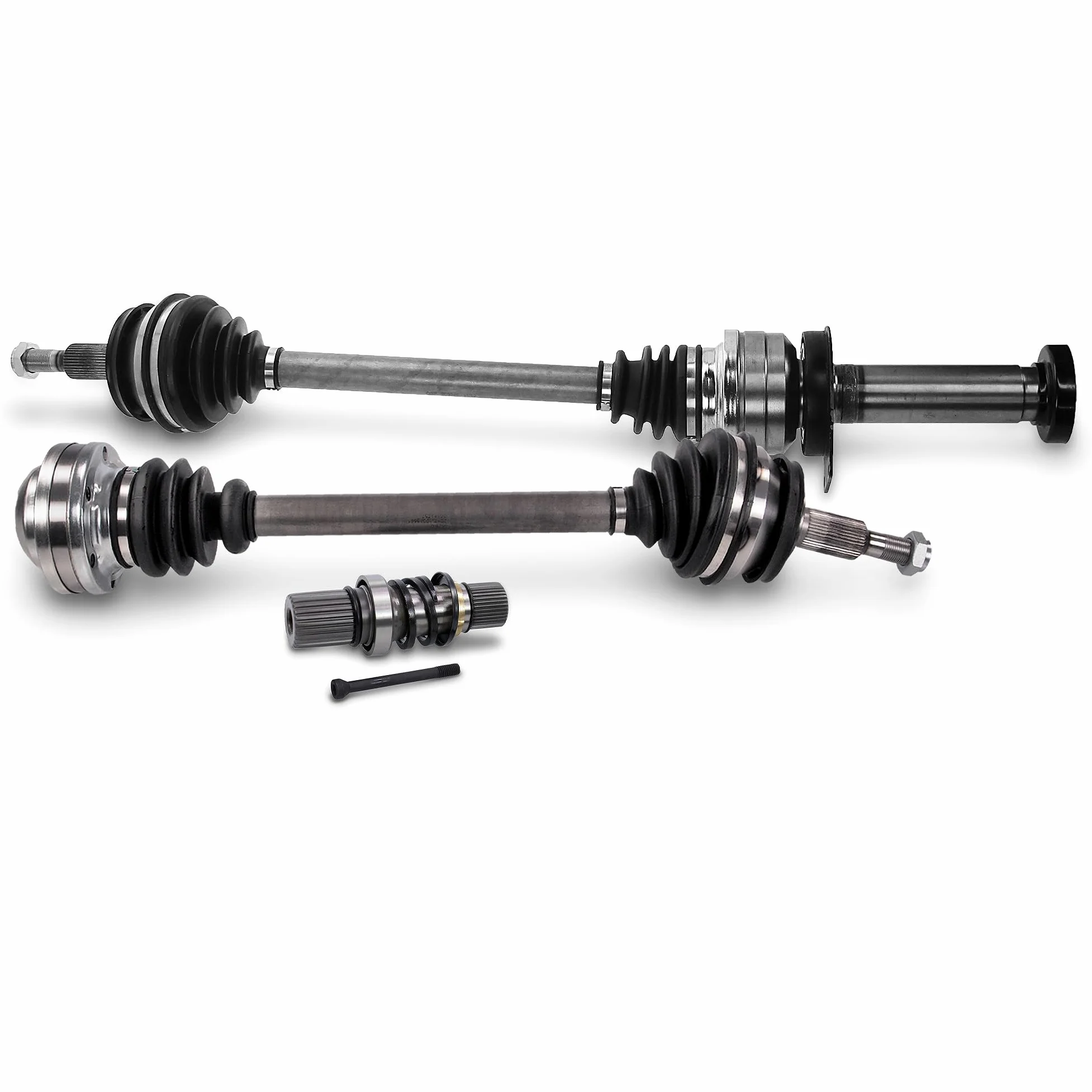 ATEC Germany 2x Eje de transmisión delantero izquierdo y derecho, 1x Eje | Compatible con: VW MULTIVAN T5, TRANSPORTER T5 Bus, TRANSPORTER T5 Kasten, TRANSPORTER T5 Platasche/Chasis (7JD, 7JE, 7JL