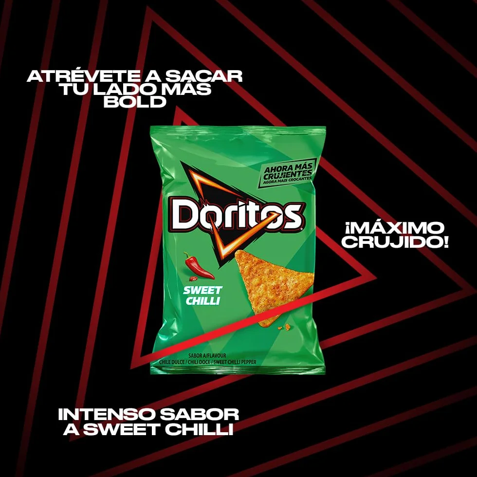 Doritos Chilli Nachos Picante Aperitivo Bolsa Individual 140gr