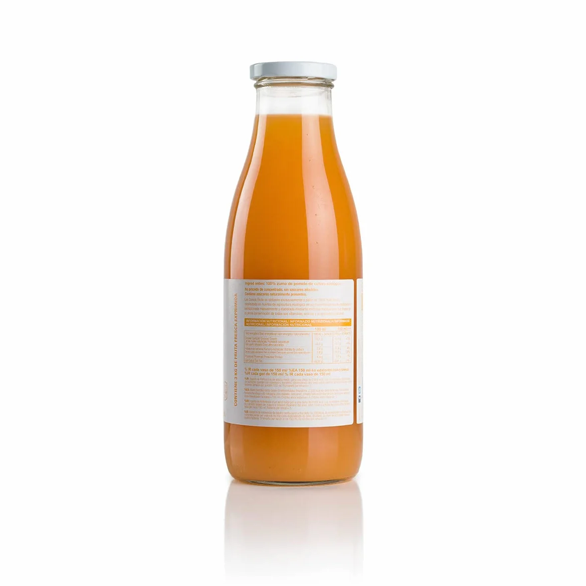 Zumo de Pomelo Ecológico 100% Exprimido 6 x 750 ml