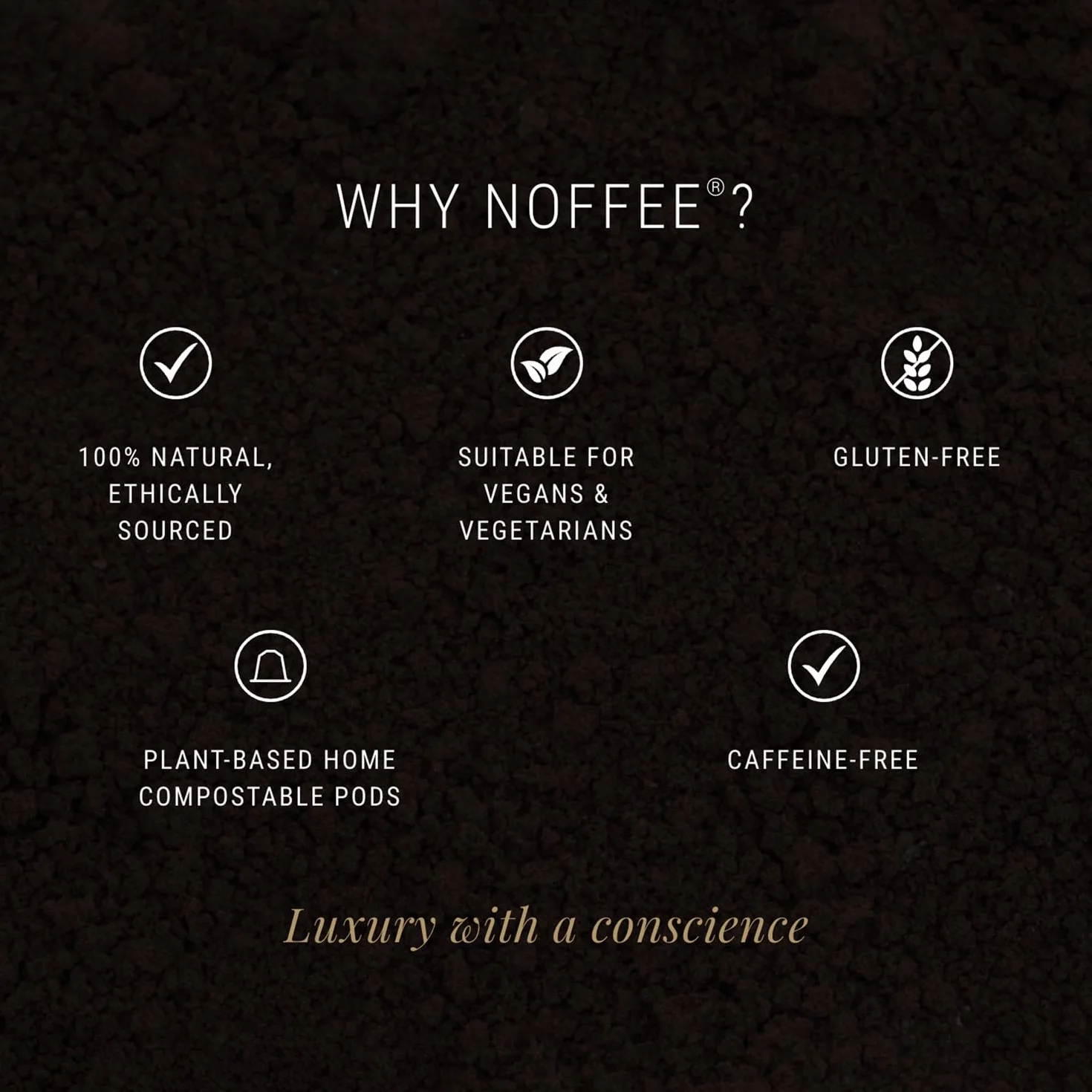 Noffee Sustituto de café sin cafeína 25 bolsitas de té de hierbas achicoria tostado sabor intenso