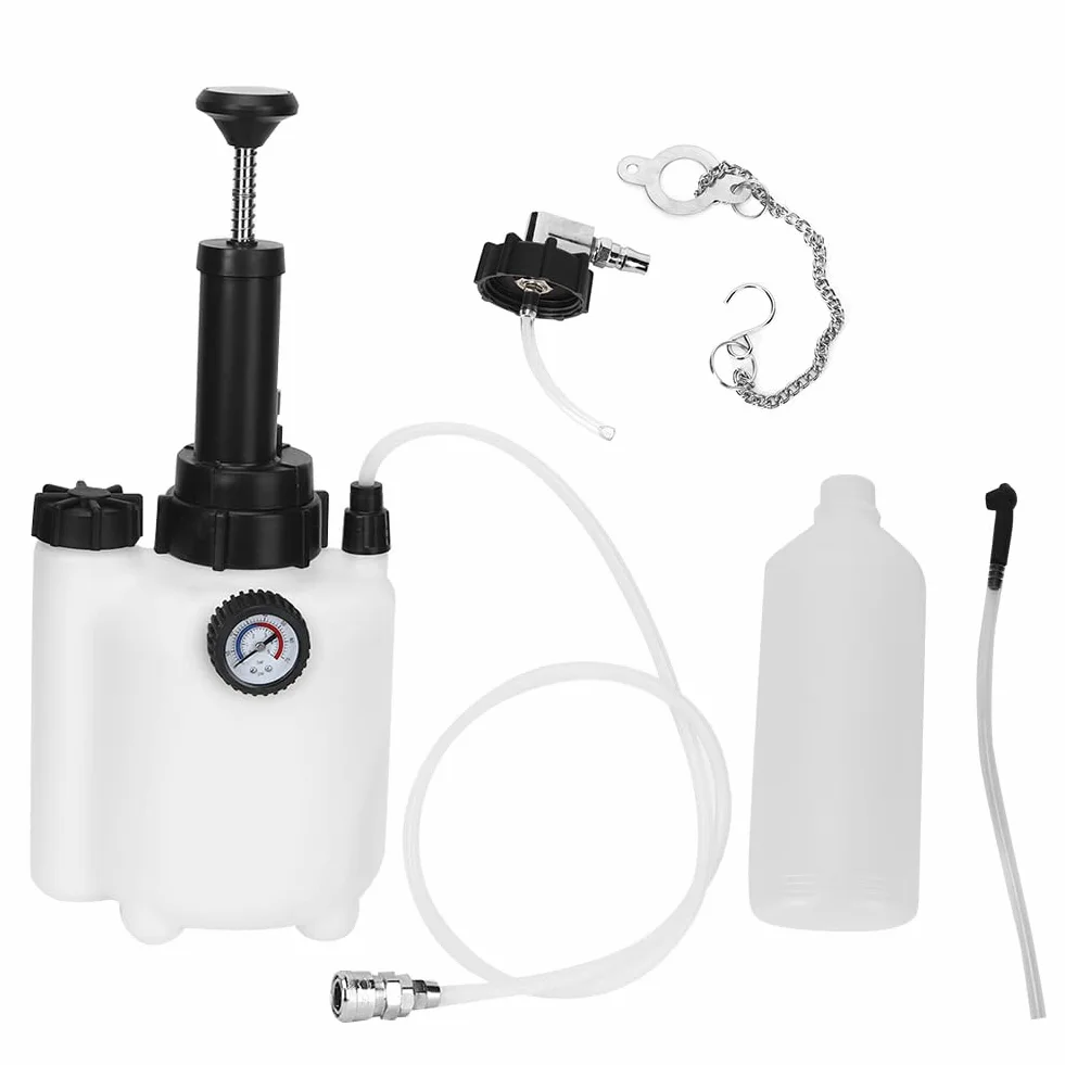 Extractor neumático de líquido de frenos Herramienta dispensadora de aceite de motor 3L Gran capacidad Absorción rápida de aceite para caja de cambios de vehículo Cambio de