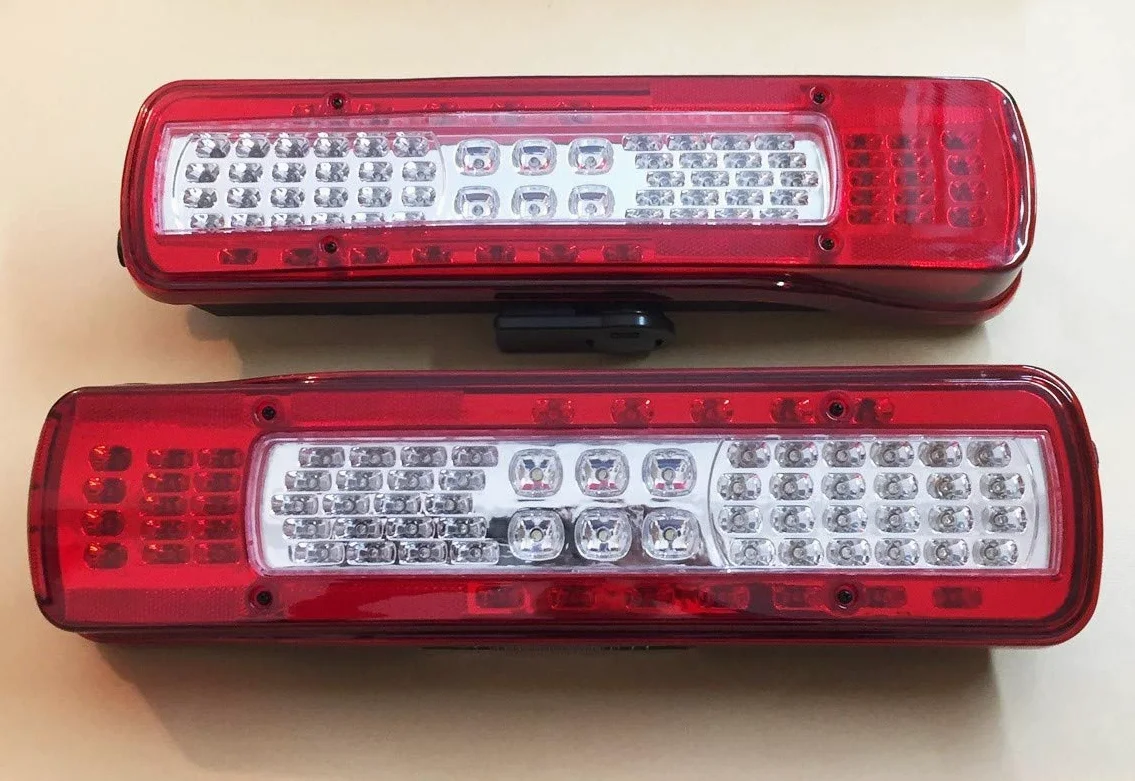 2 luces LED traseras de 24 V para luces de marcha atrás de camiones FH 4 + matrícula