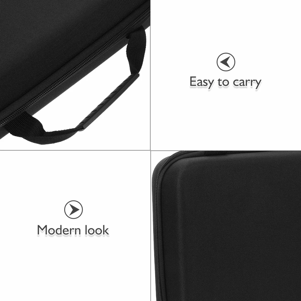 Ciieeo Bolsa Organizadora de Almacenamiento de Cables para Aspiradora de Coche, Estuche Rígido Eva 30x20x9 Cm, Portátil Prueba de Polvo, Adecuado para Viajes y Uso Diario en Automóviles