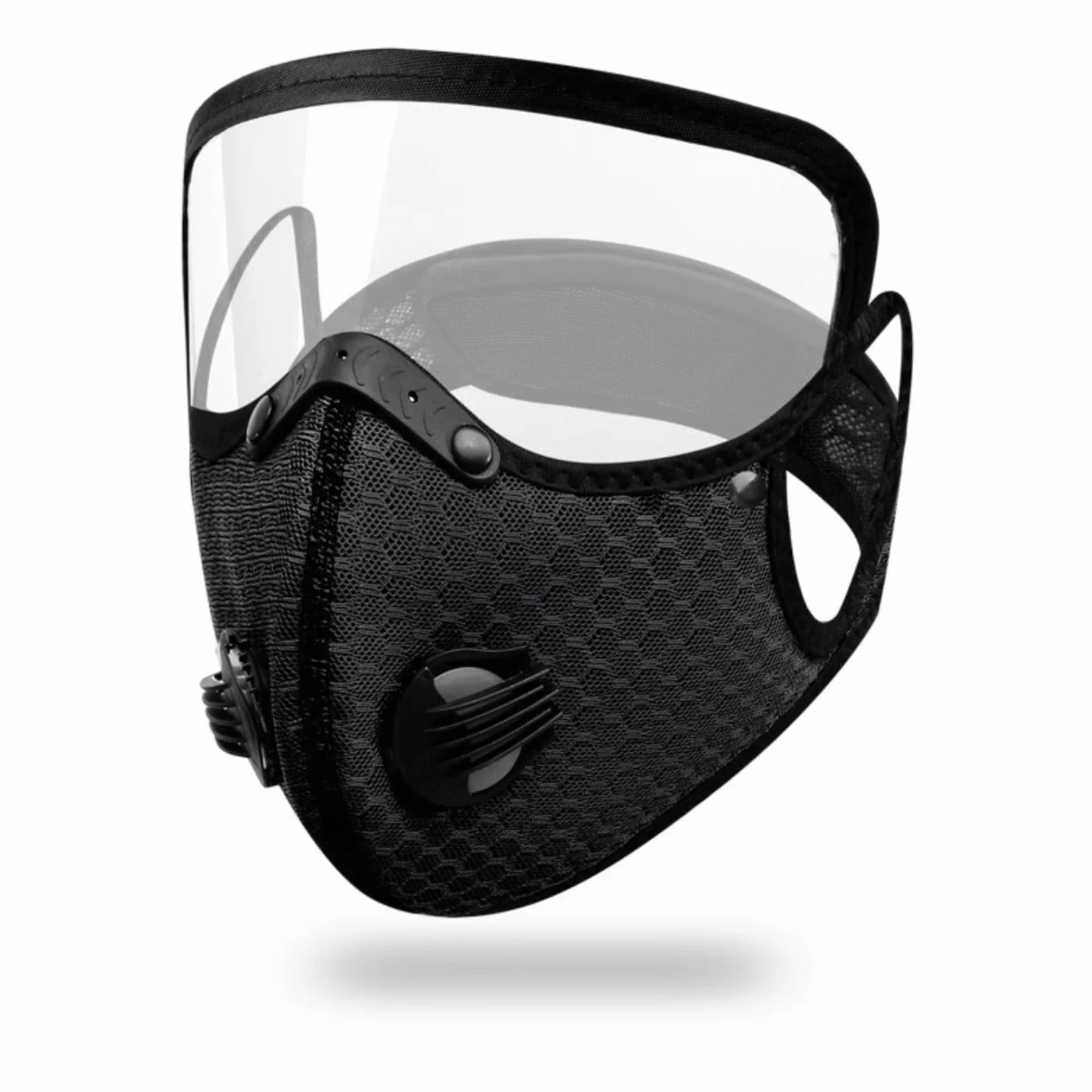 Máscara solar motocicleta cara completa resistente viento UV polvo transpirable protección insectos